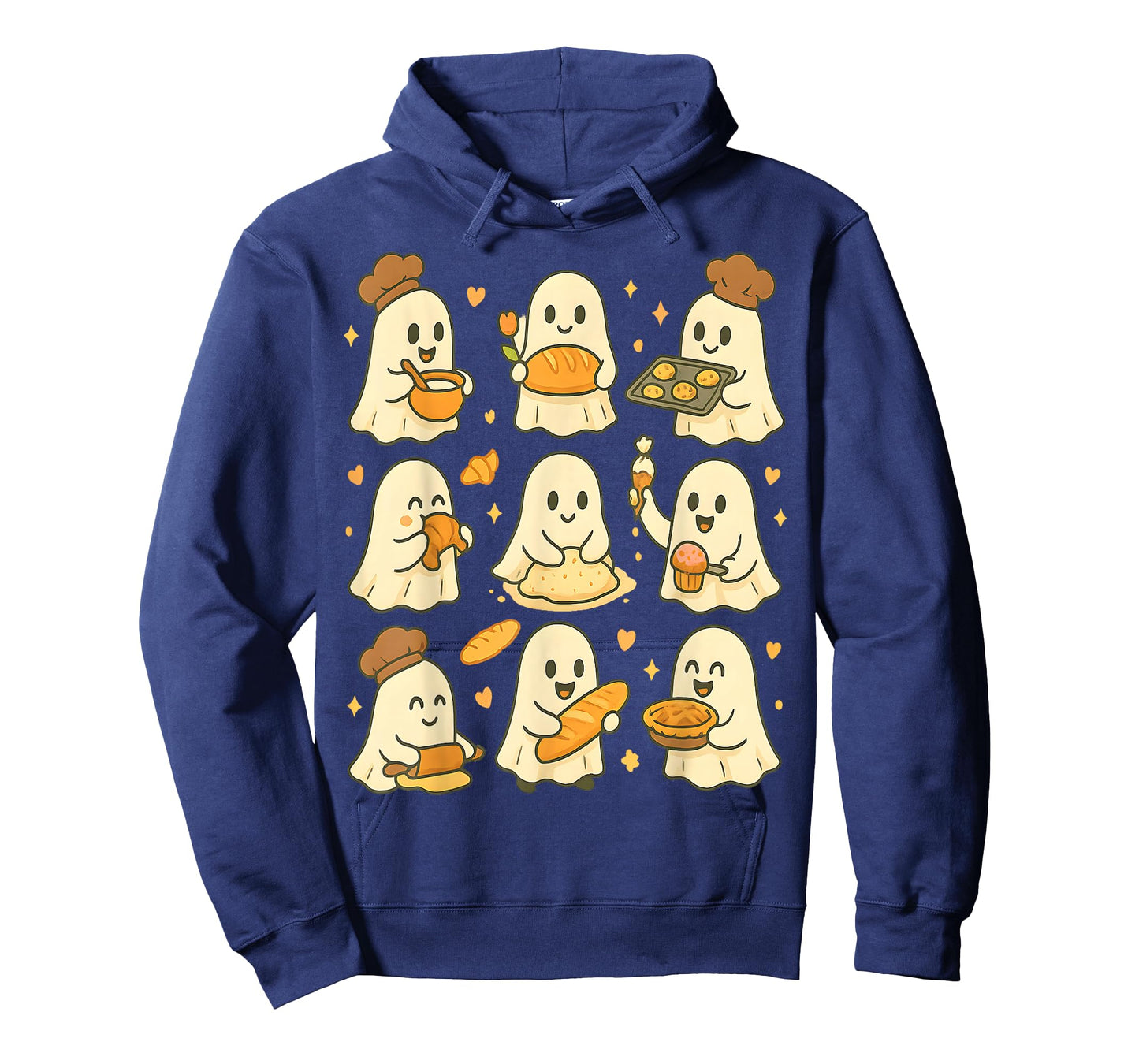 Cute Baking Ghost Cozy Fall Aesthetic for Spooky Season T-Shirt