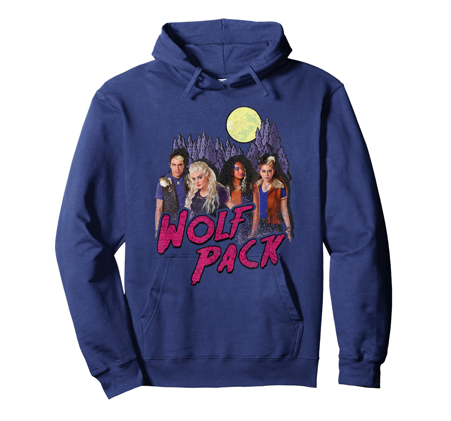 Disney Zombies Wolf Pack Full Moon Group Poster T-Shirt