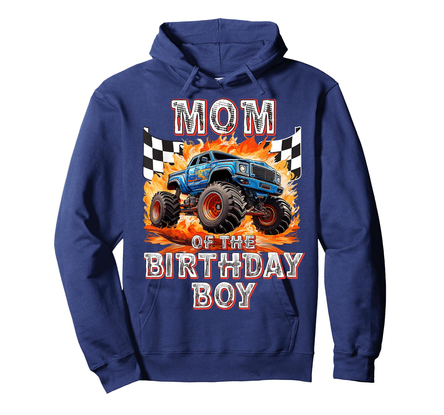 Mom of the Birthday Boy Monster Truck Birthday T-Shirt