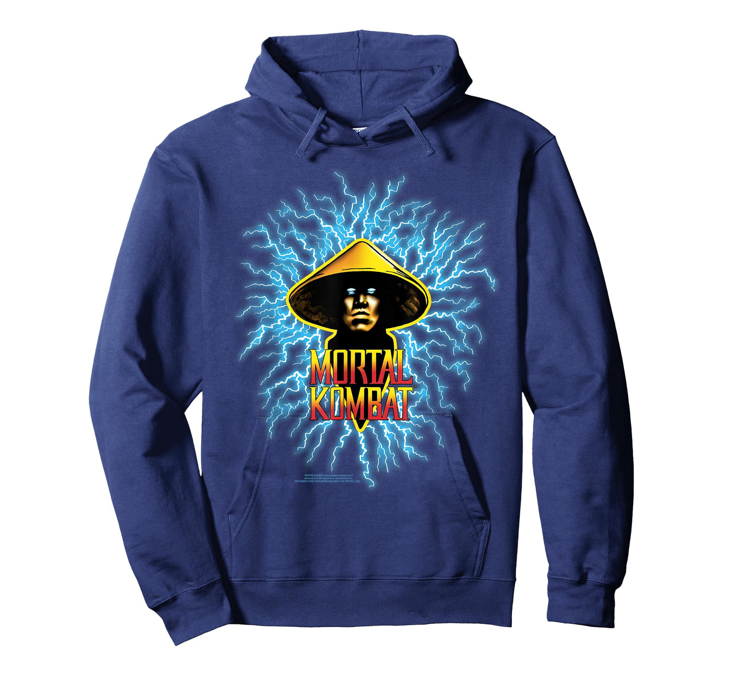 Mortal Kombat Raiden with Lightning and Logo Video Game T-Shirt