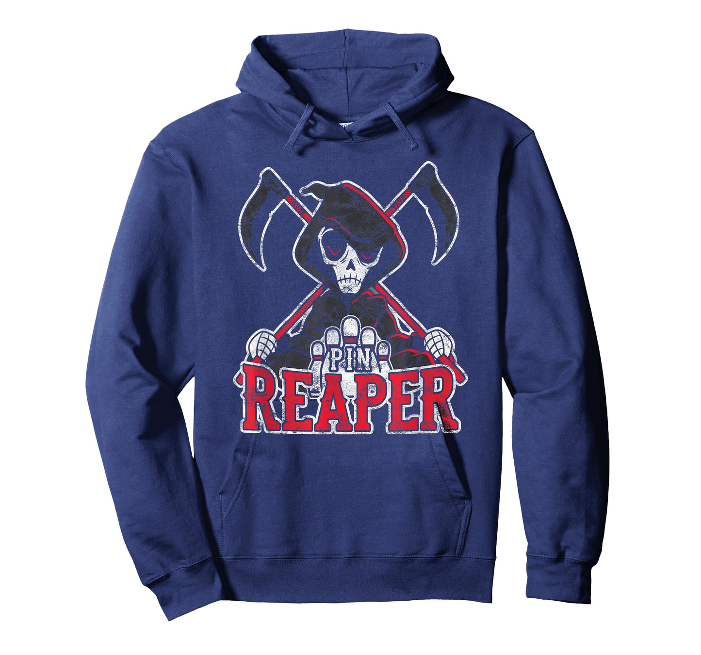 Grim Reaper Pin Reaper Bowling Halloween T-Shirt