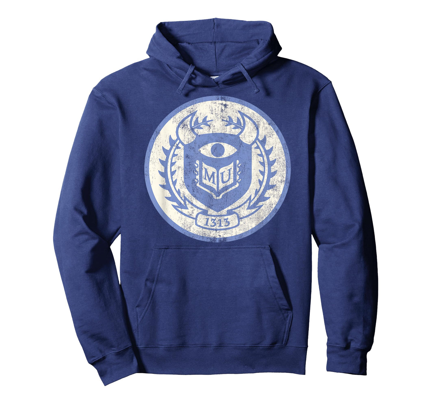 Disney Pixar Monsters University MU Vintage Emblem Logo T-Shirt