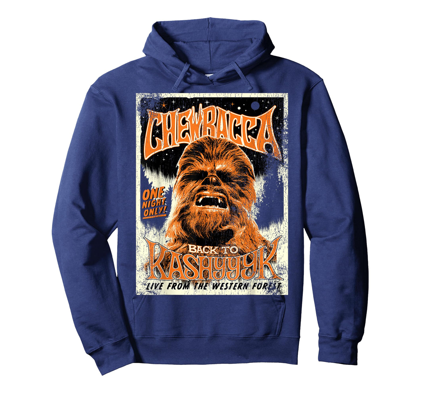 Star Wars Chewbacca Vintage Concert Back To Kashyyyk Poster T-Shirt