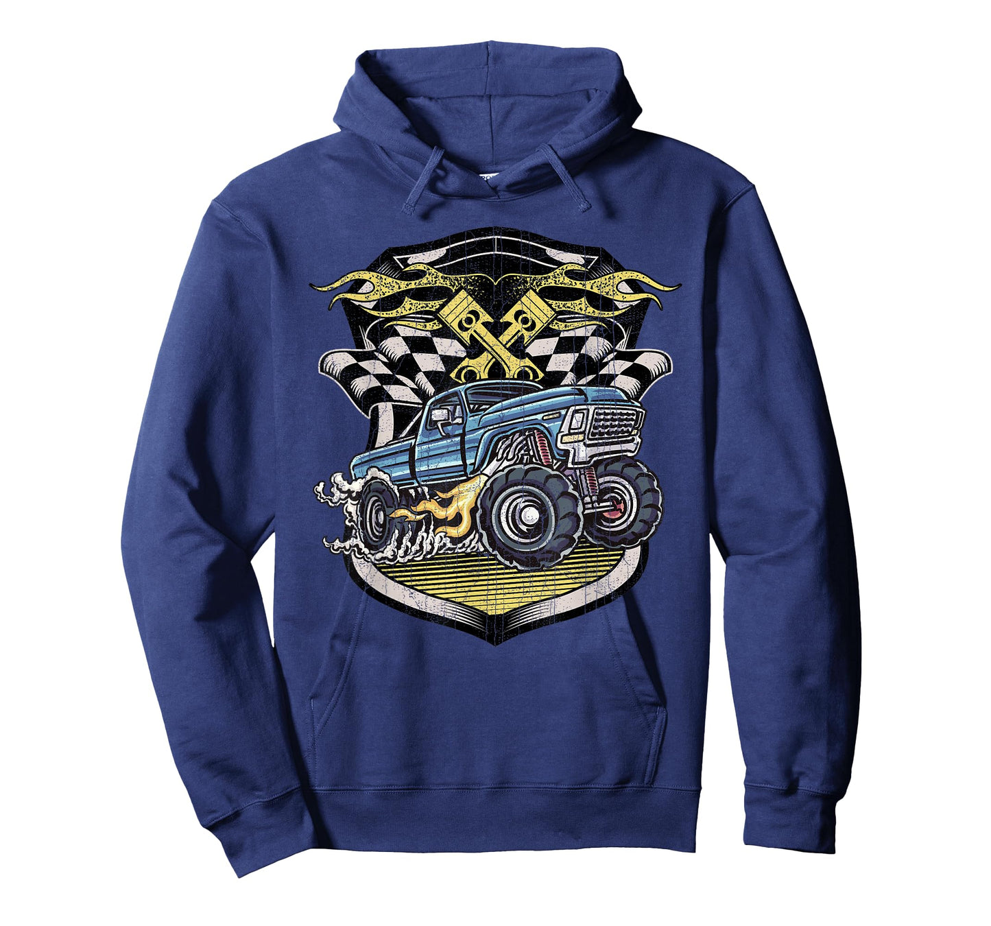 Monster Truck Shirt Retro Distressed Vintage Monster Truck T-Shirt