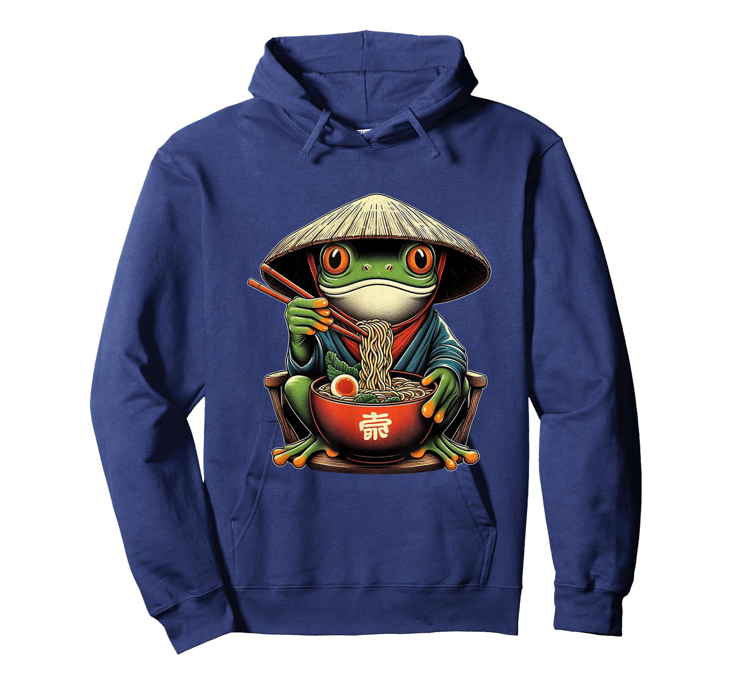 Frog Eating Ramen Kawaii Neko Japanese Noodles Anime Lovers T-Shirt
