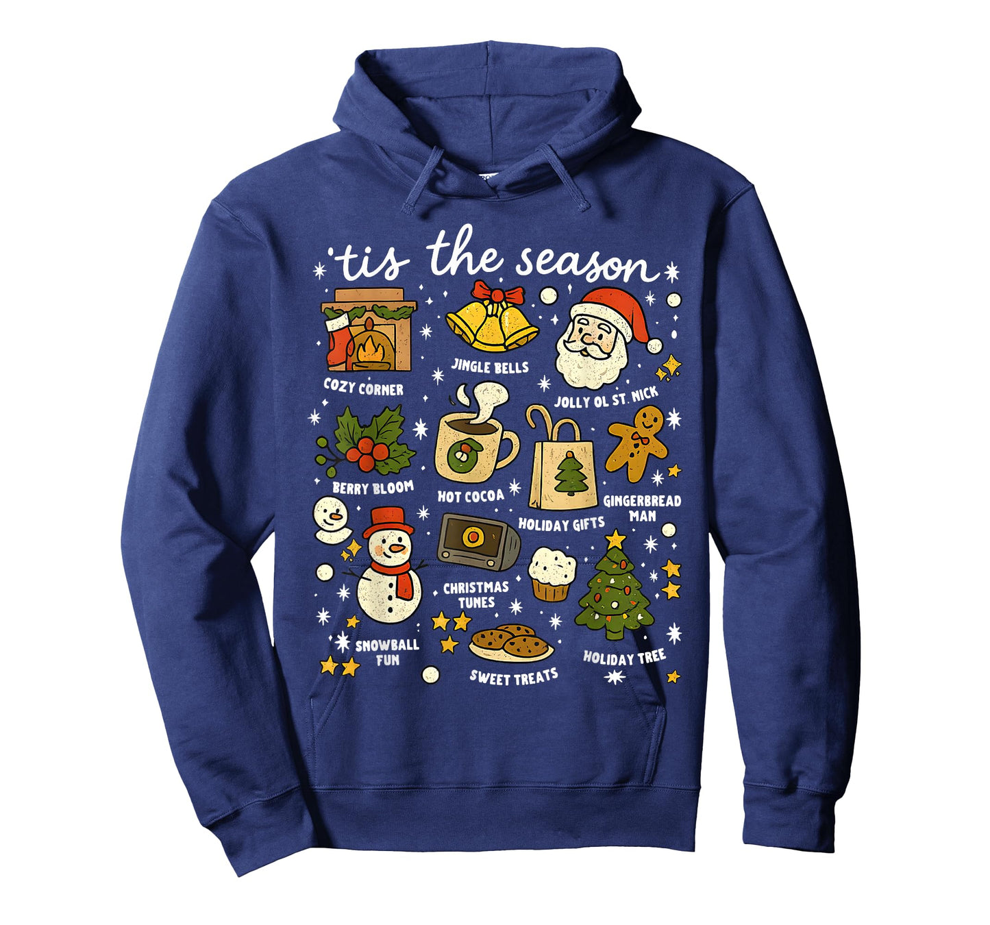 Christmas Tis The Season Vintage Funny Xmas Holiday Women T-Shirt