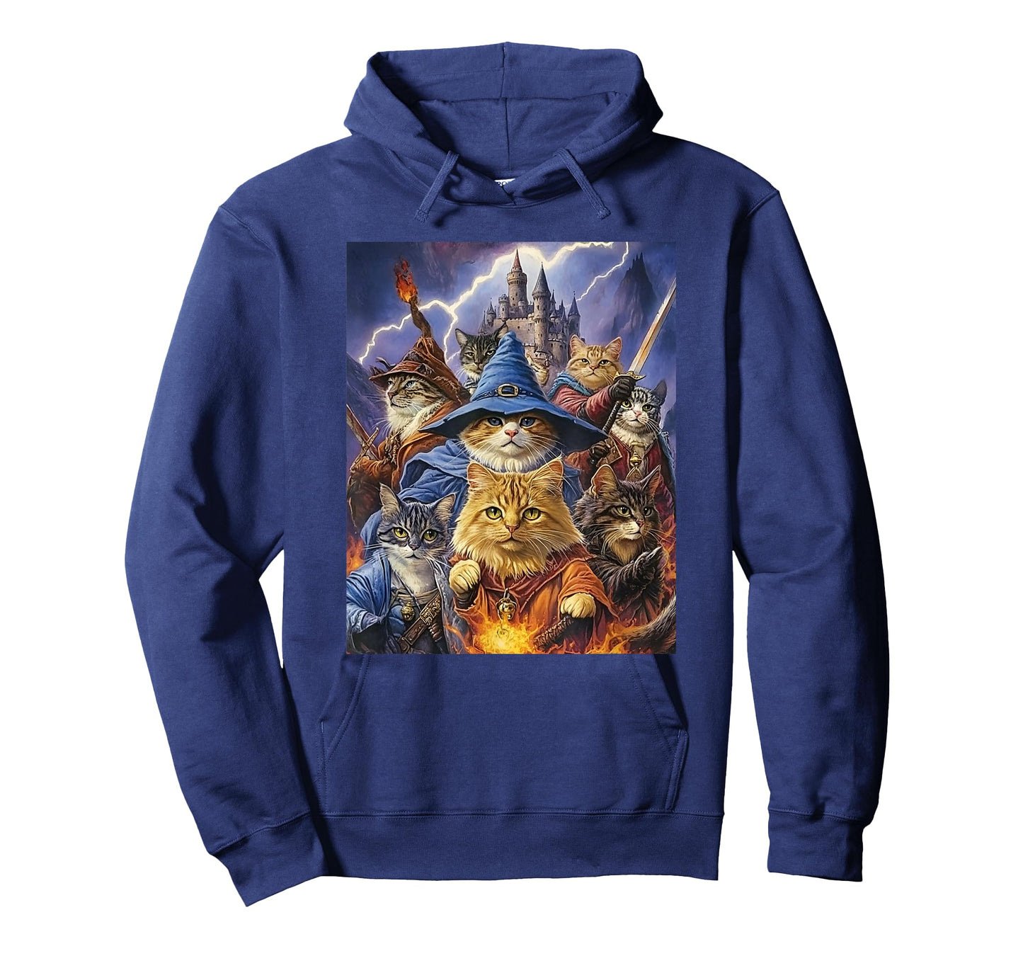 Fantasy Feline Wizard Cats T-Shirt
