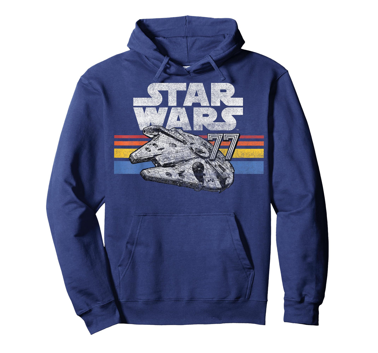 Star Wars Millennium Falcon 77 Retro Lines Logo T-Shirt