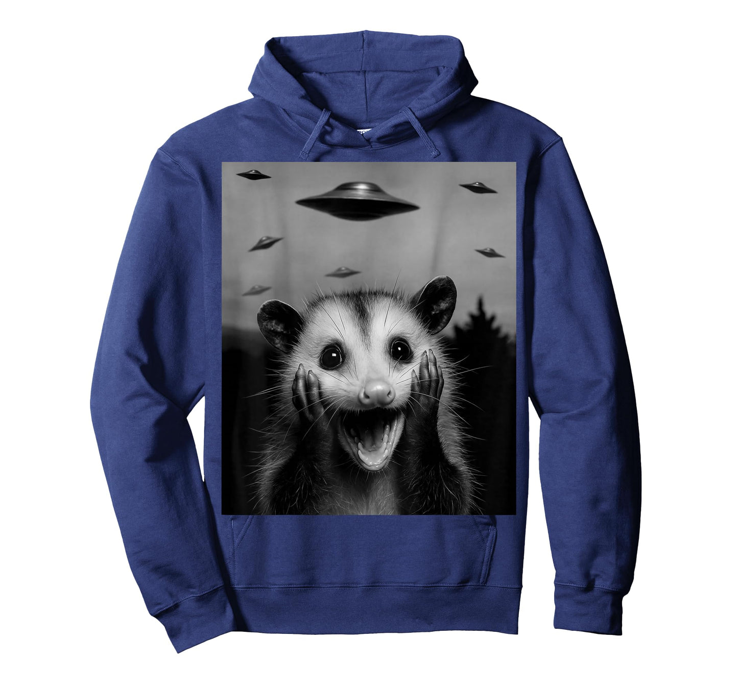 Opossum Selfie With Alien UFO Funny Gifts For Men Women Kid T-Shirt