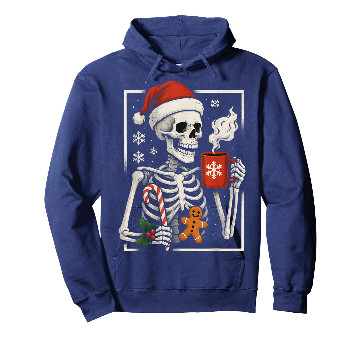 Christmas Skeleton Hot Chocolate Cocoa Xmas Men Women Kids T-Shirt