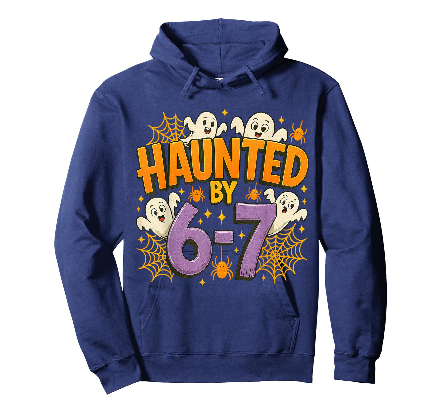 Haunted by 67 Funny Six Seven 67 Meme Spooky Ghost Halloween T-Shirt