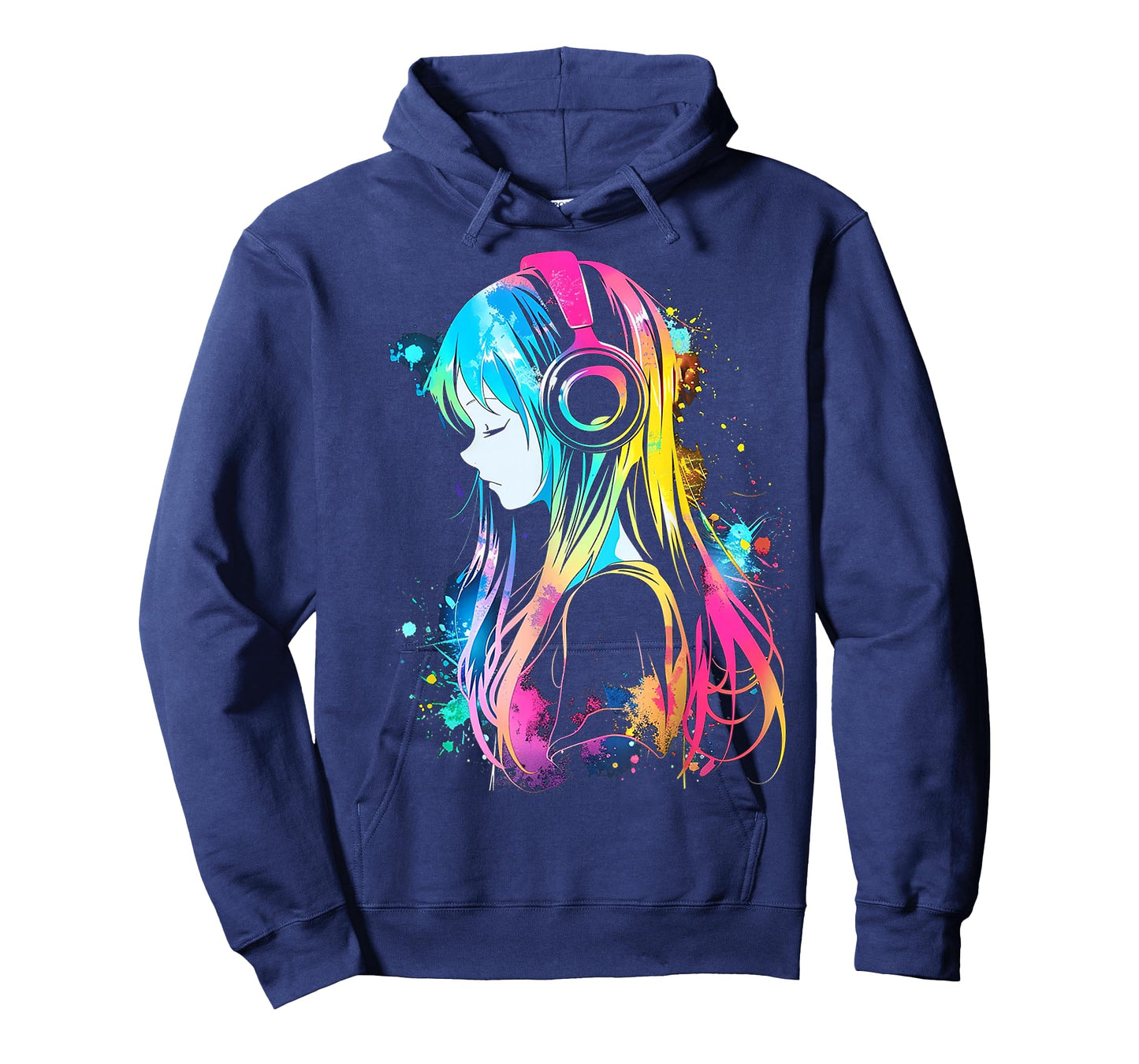 Anime Manga Graphic Headphone Art Anime T-Shirt