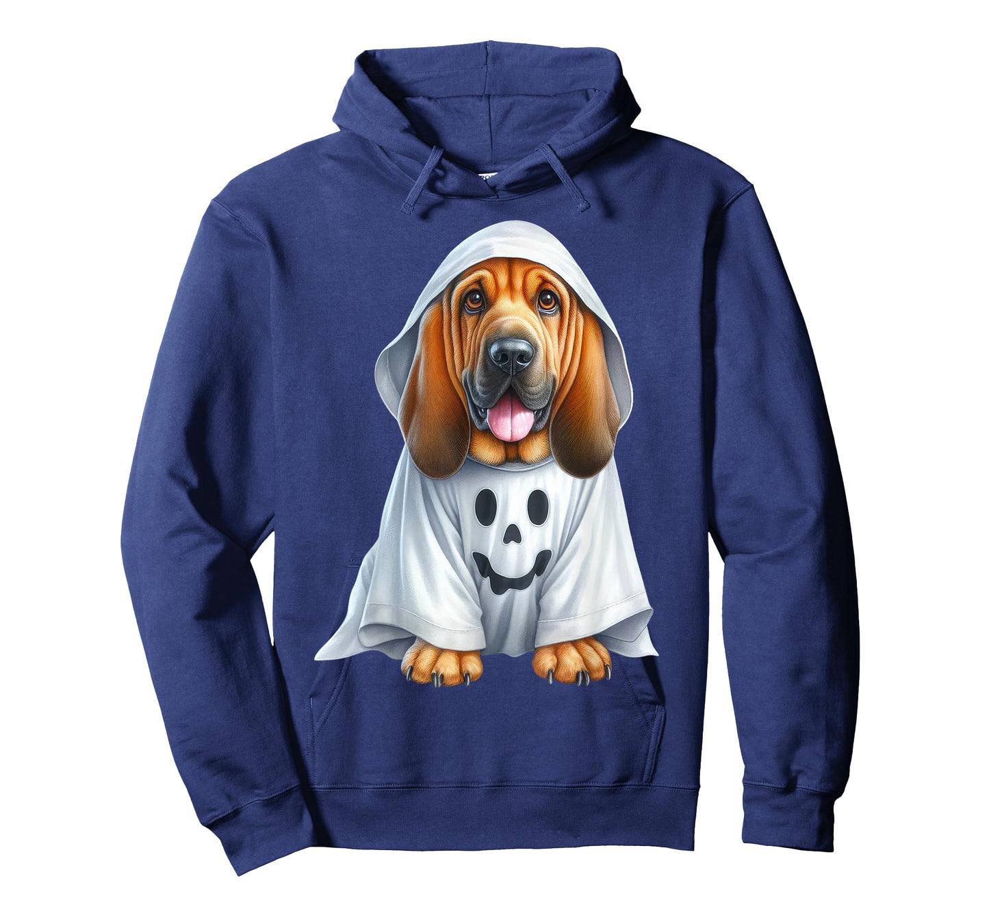Funny Ghost Bloodhound Dog Lover Halloween Costume Men Women T-Shirt