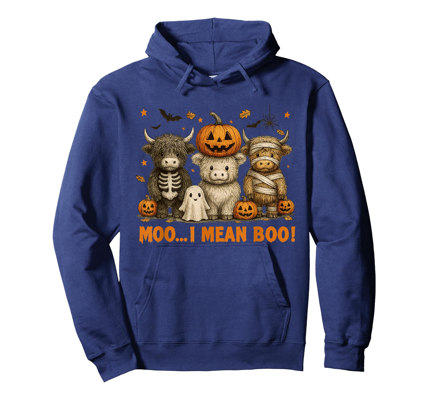 Ghost Cow Moo I Mean Boo Halloween Outfit Funny Cow Lover T-Shirt