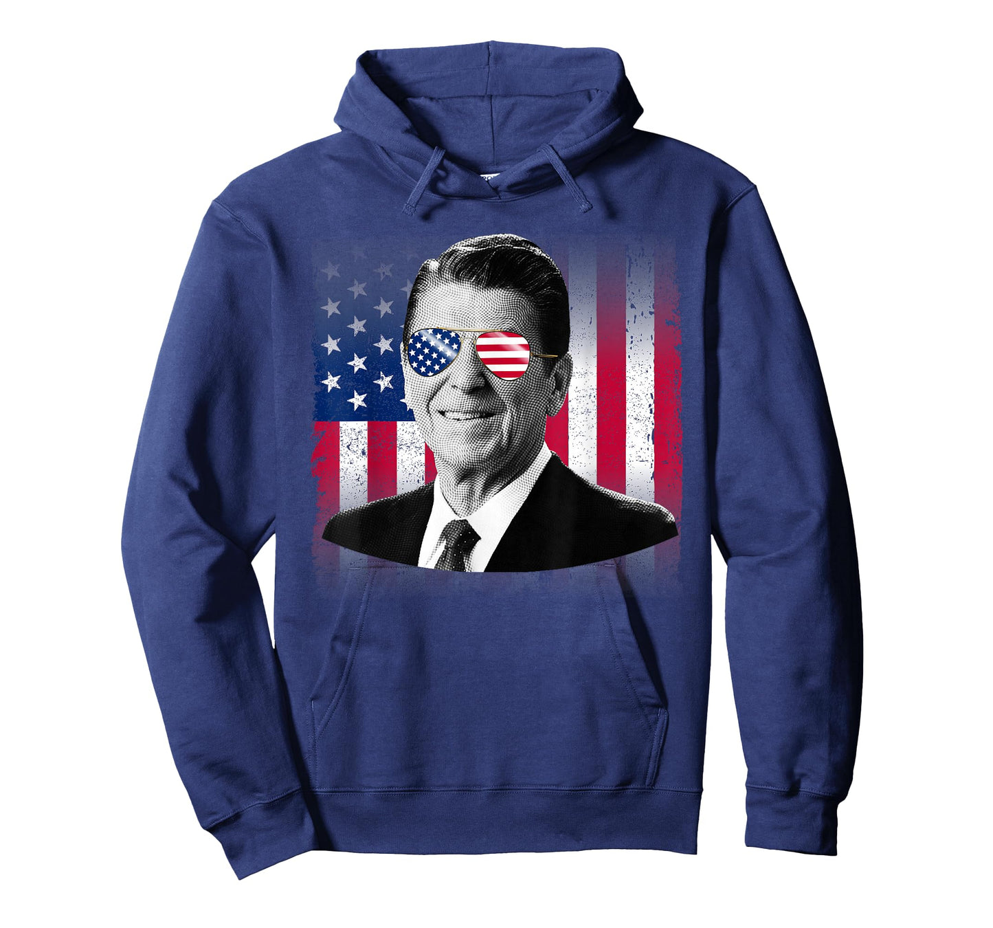 President Reagan USA Flag Patriotic American 4th of July T-Shirt