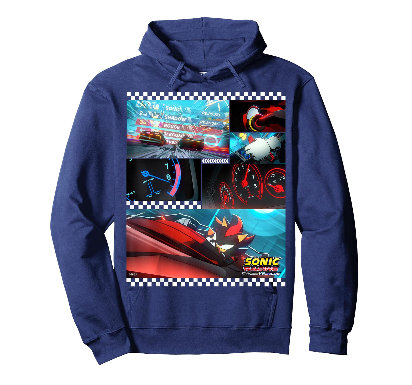 Sonic Racing CrossWorlds - Shadow The Hedgehog, Locked in T-Shirt