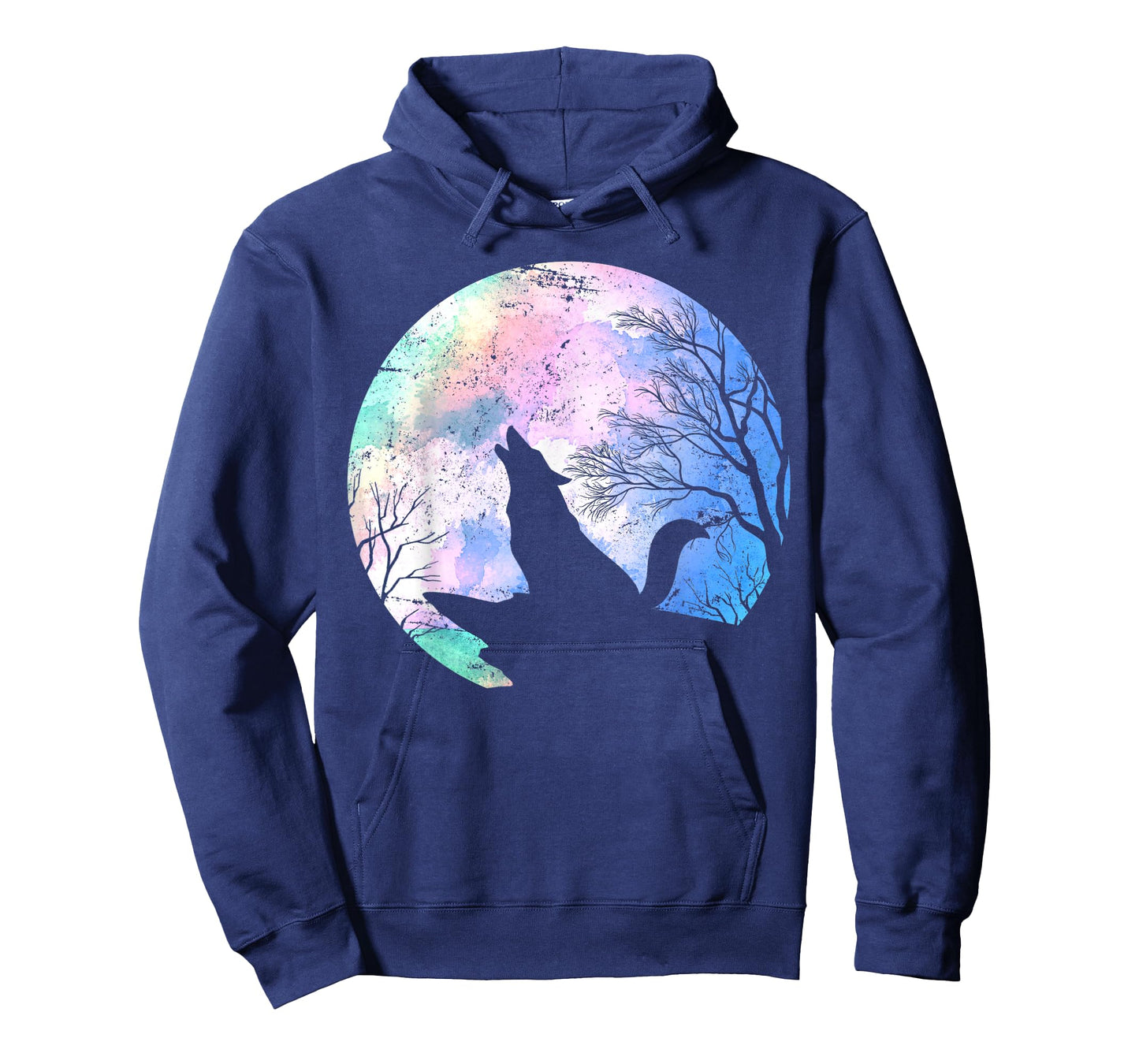 Forest Animal Wolf Predator Gift Wildlife Full Moon Wolf T-Shirt