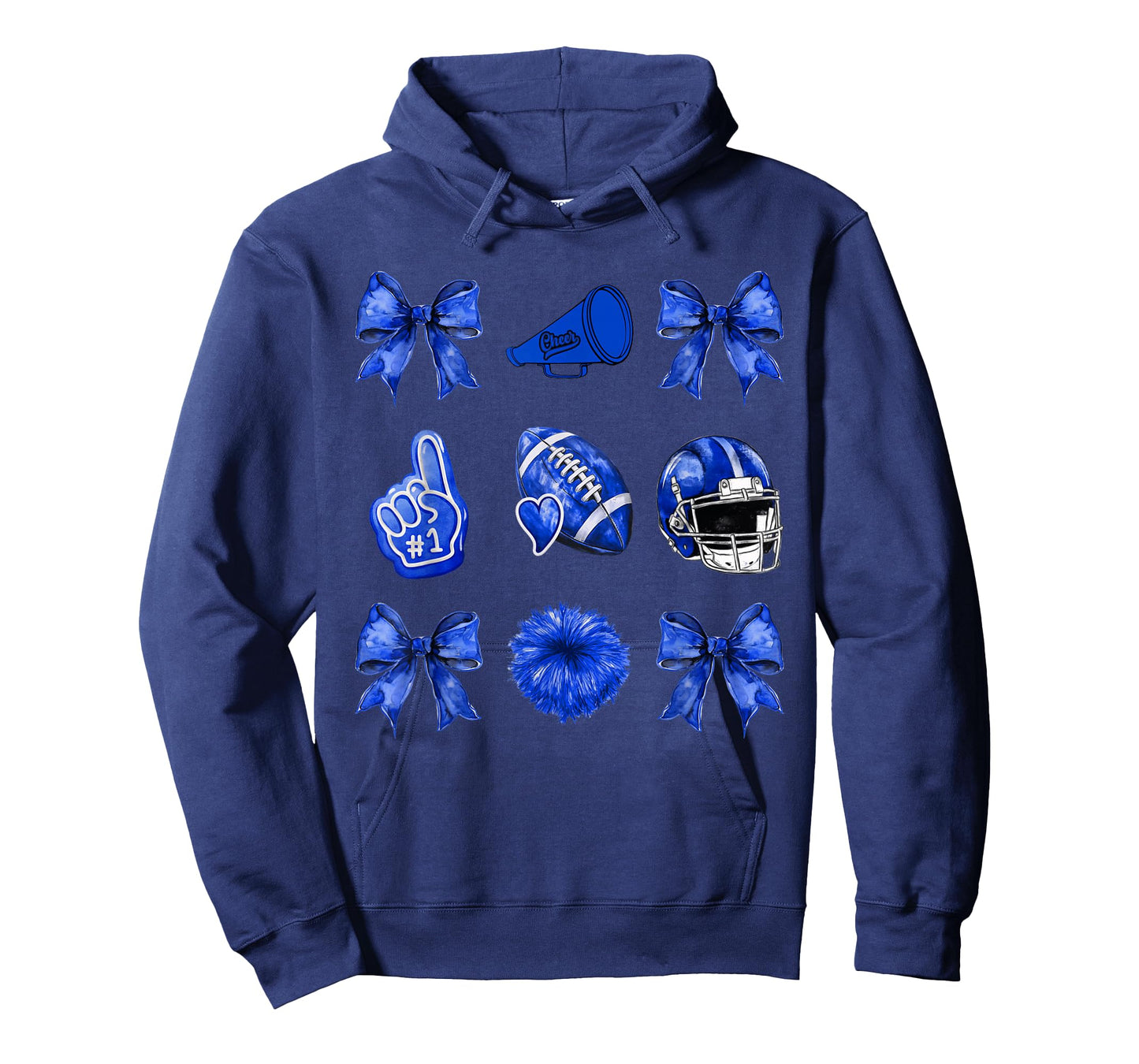 Cute Coquette Bow Game Day American Football Player Coaches T-Shirt