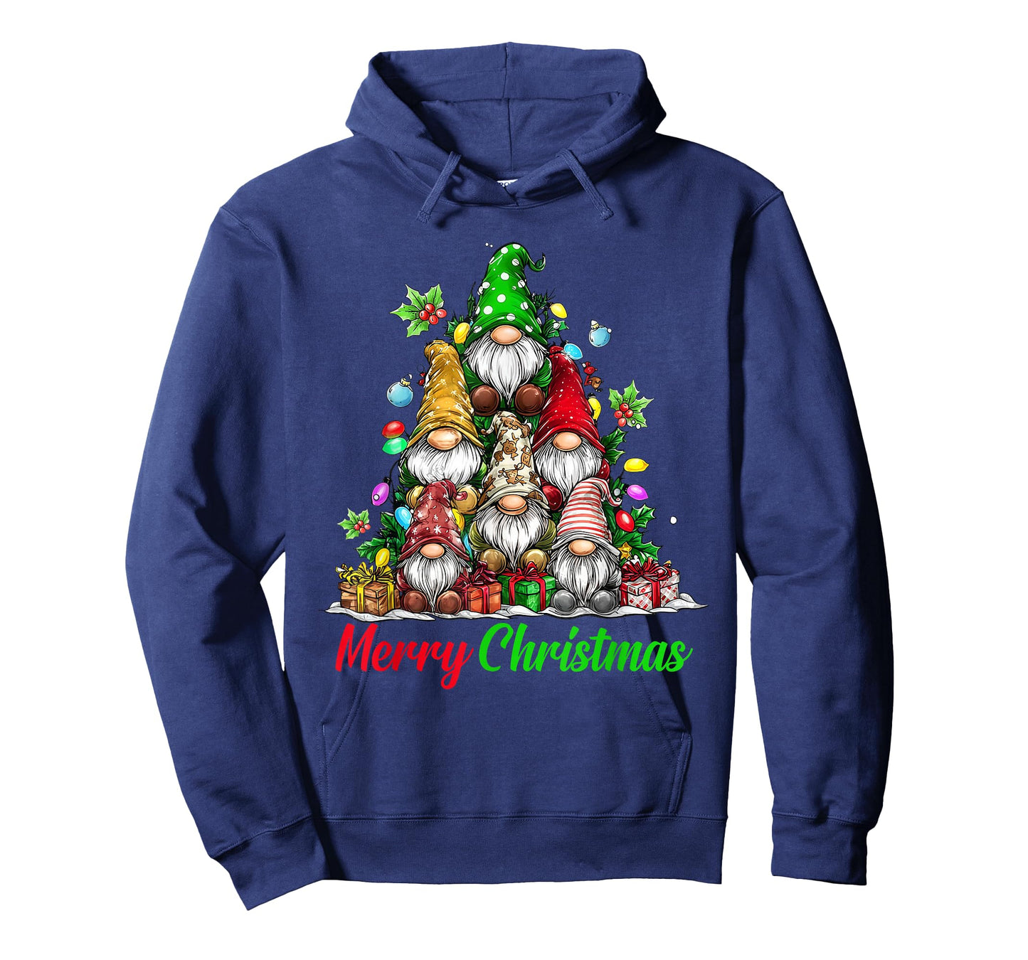Gnomes Christmas Tree Pajamas Funny Gnome Holiday Xmas T-Shirt