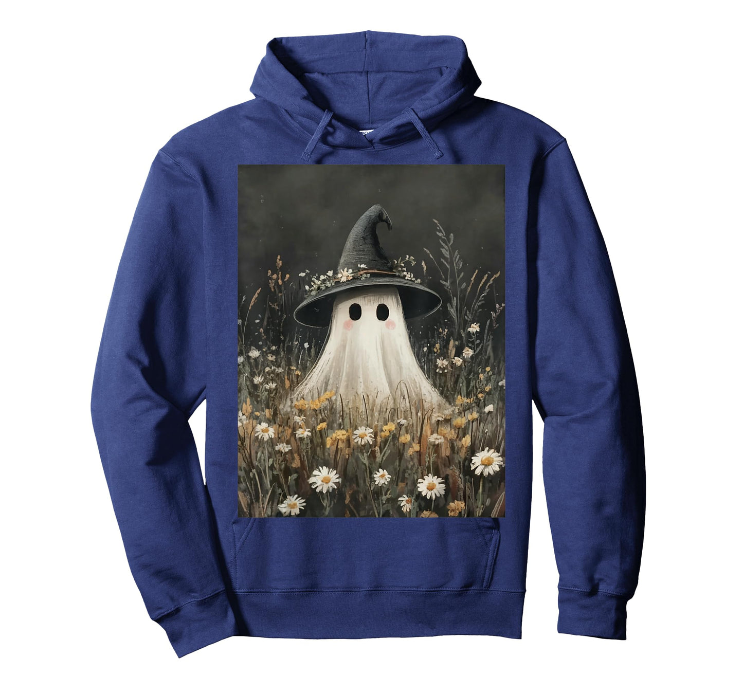 Witch Ghost in The Flower Forest Halloween Spooky Season T-Shirt