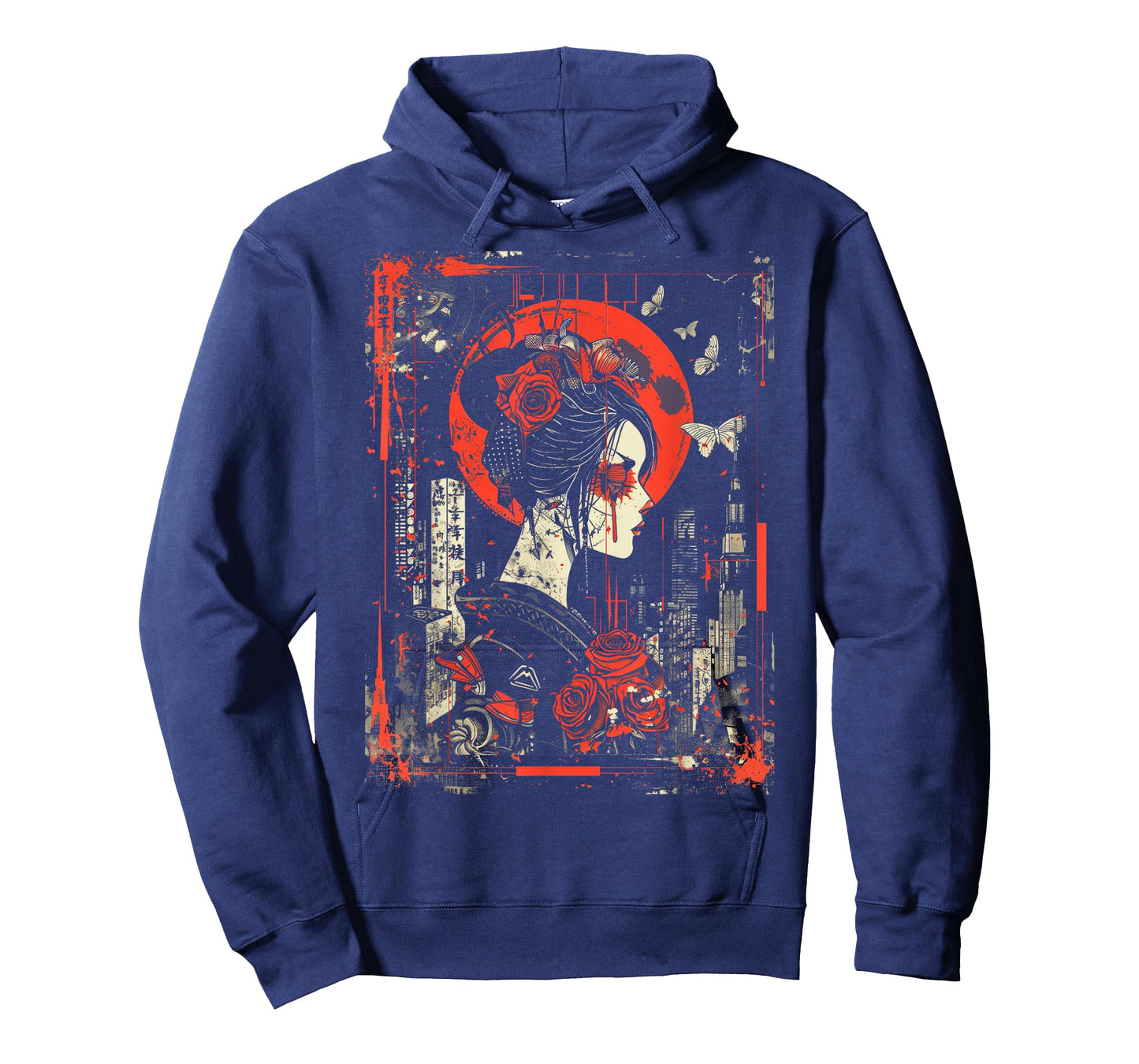Anime Japanese Goth Cyberpunk City Demon T-Shirt