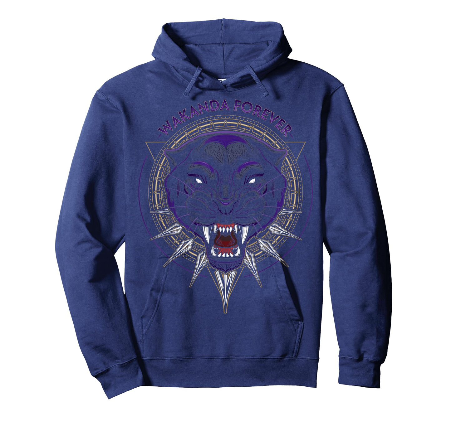 Marvel Black Panther Wakanda Forever Circle Graphic T-Shirt T-Shirt