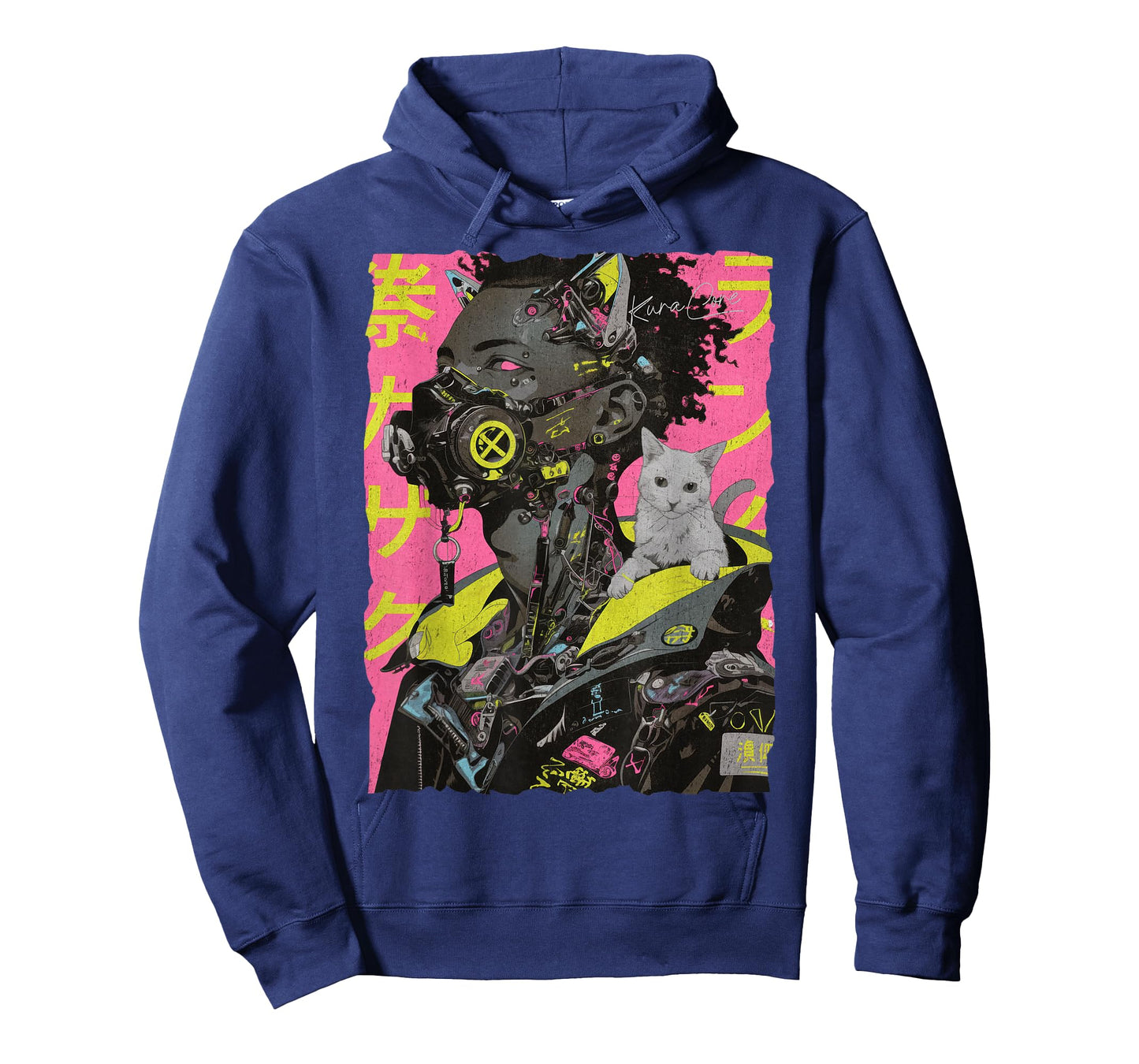 Japan Streetwear Afro Cyberpunk Y2K Techwear Manga Anime T-Shirt