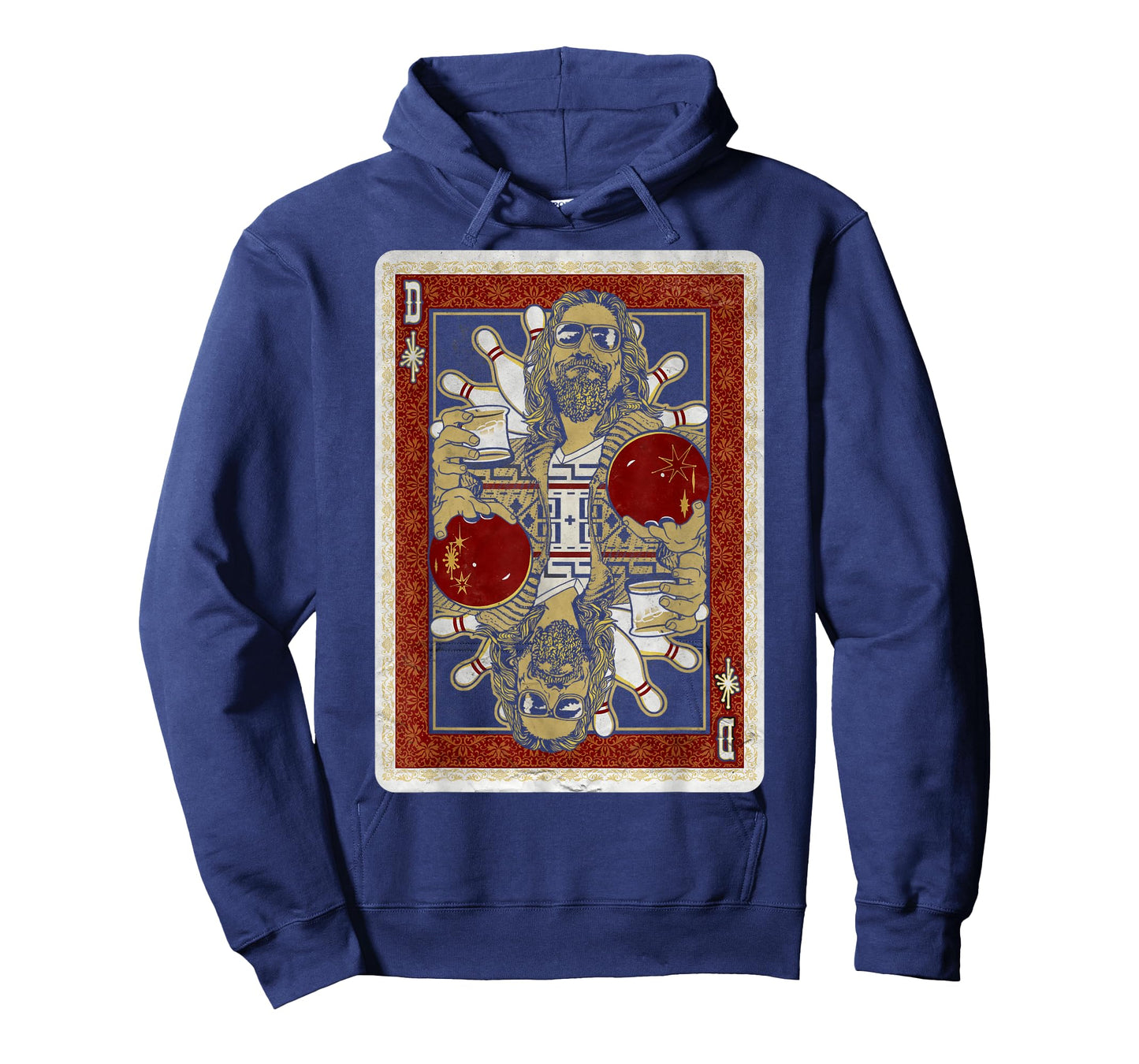The Big Lebowski The Dude Abides Playing Card T-Shirt T-Shirt