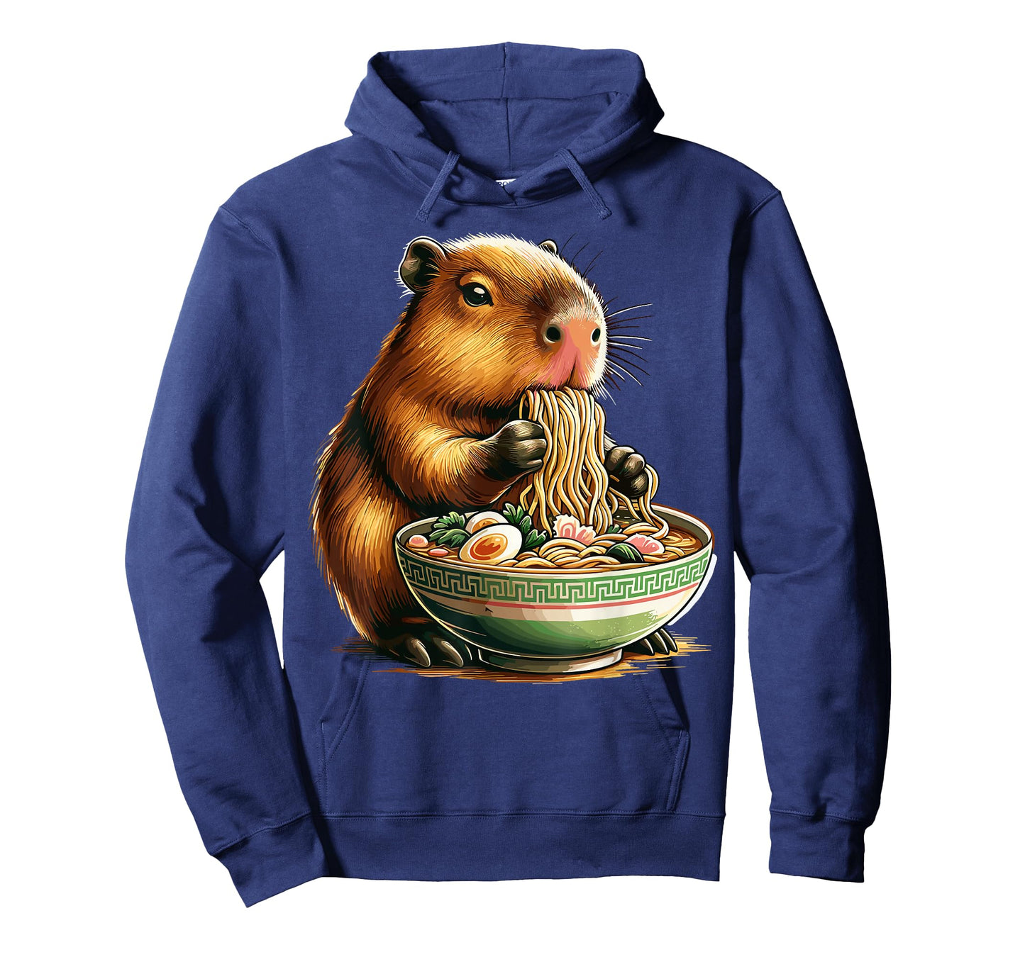 Capybara Eating Japanese Ramen Kawaii Capybara T-Shirt
