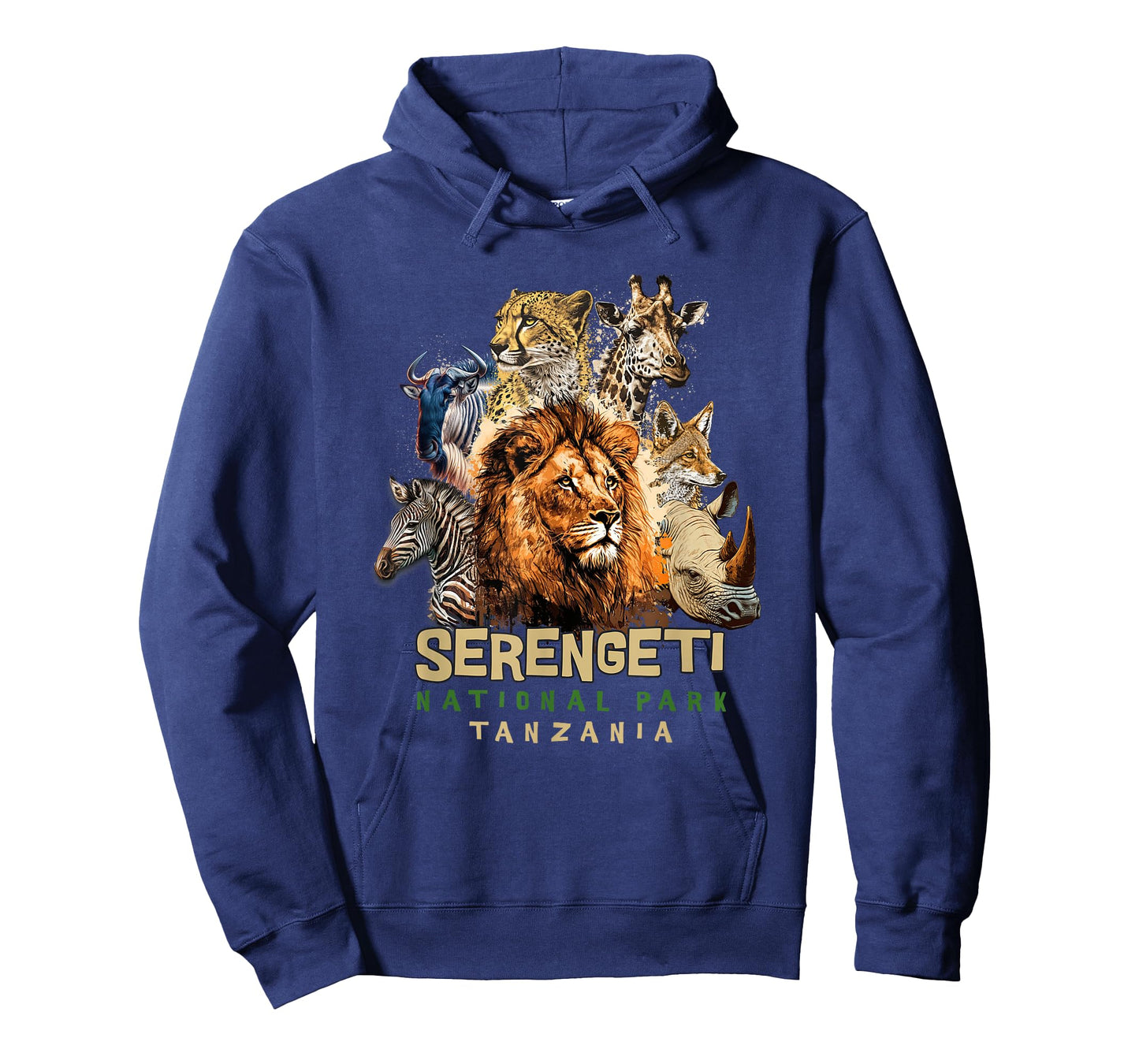 Animals in African Serengeti National Park Safari Tanzania T-Shirt