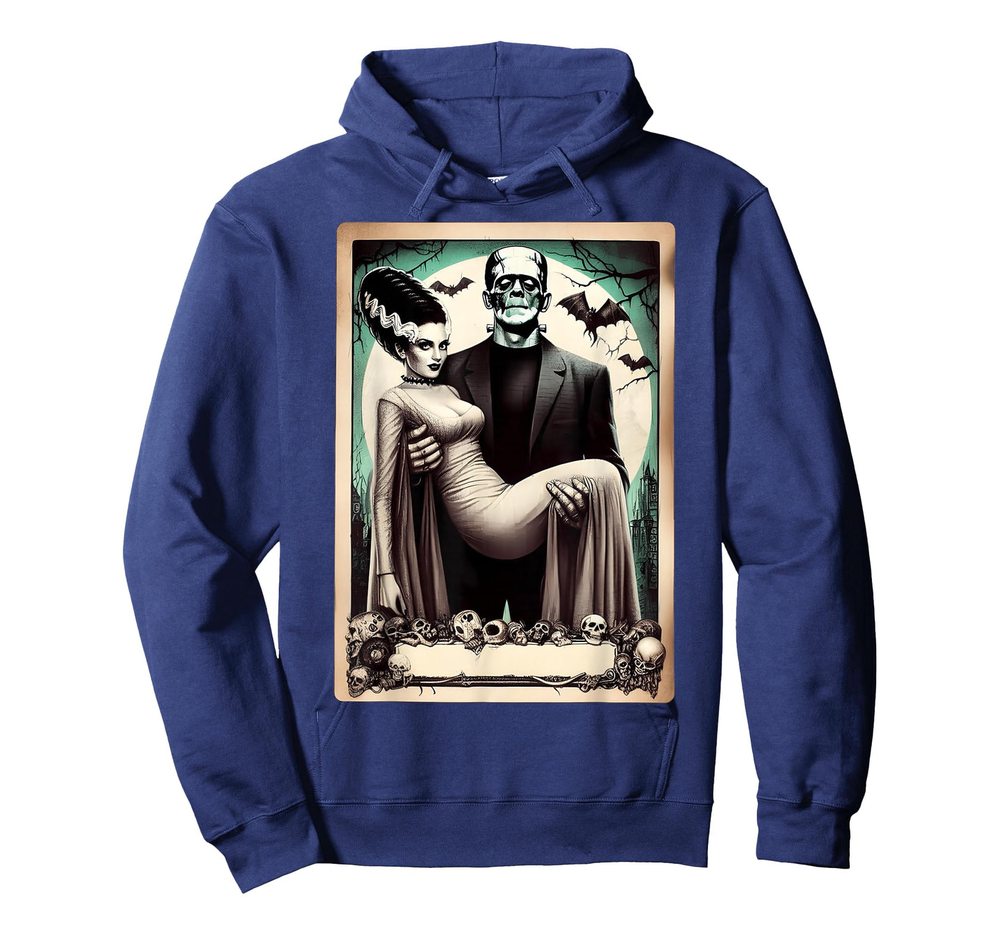 The Monster Frankenstein And Bride The Lovers Tarot Card T-Shirt