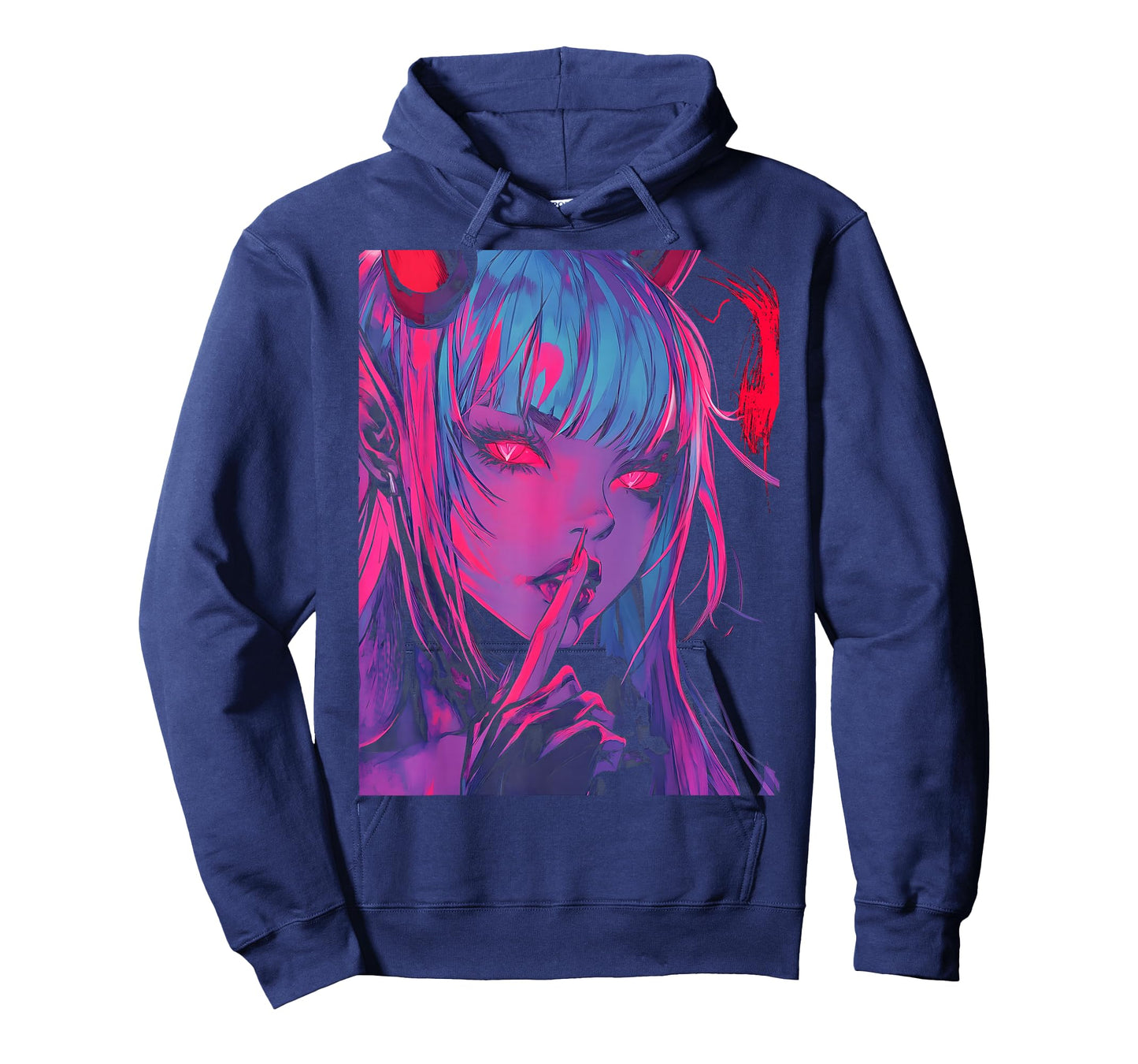 Goth Grunge Girl Waifu Demon Anime Horror Alt Aesthetic T-Shirt