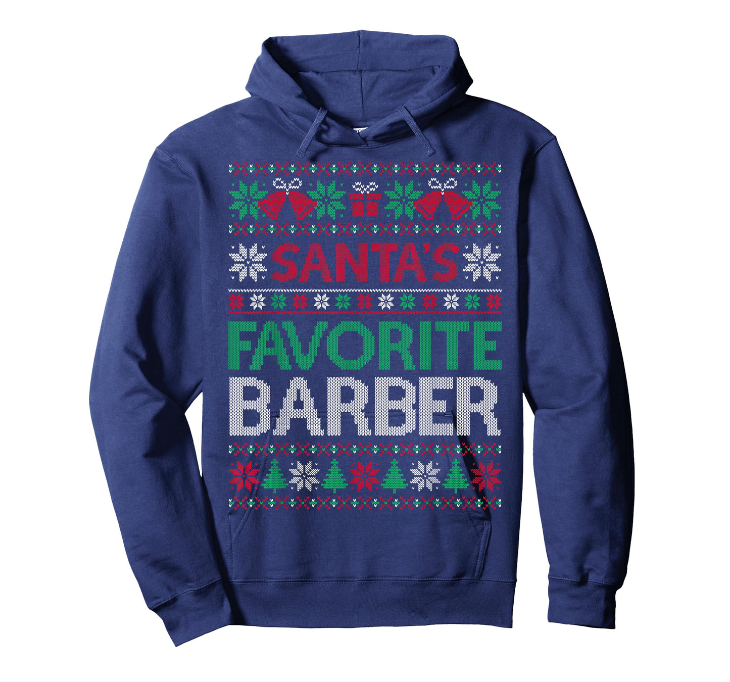 Santa Favorite Barber Christmas Ugly Sweaters Family Xmas T-Shirt