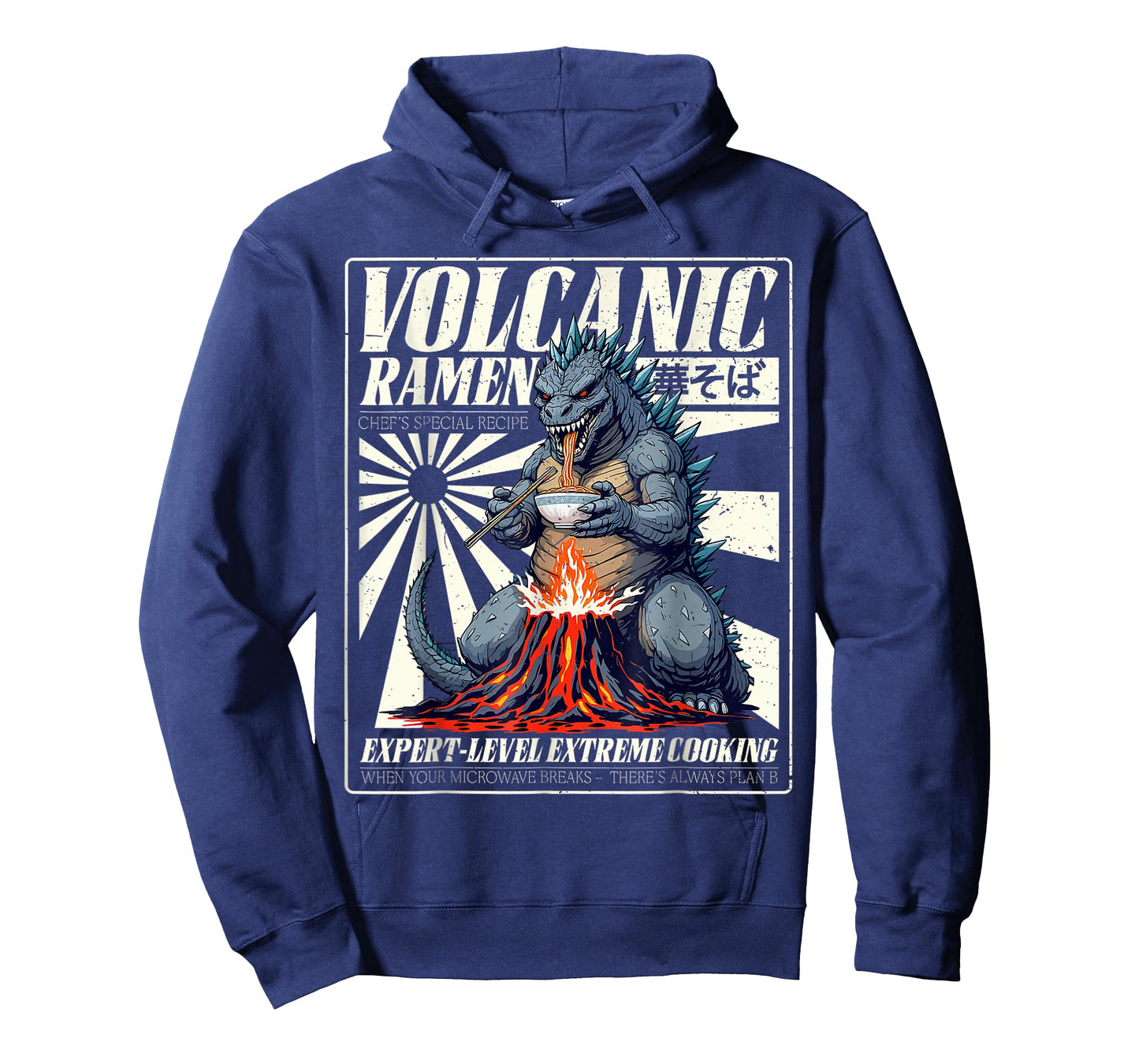 Giant Kaiju Eating Japanese Volcanic Ramen Monster Lover T-Shirt