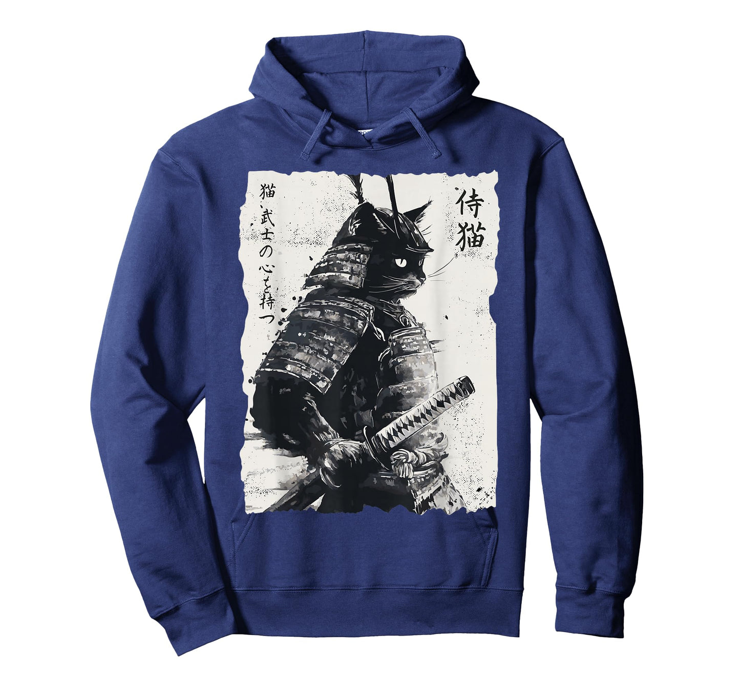 Samurai Cat, Vintage Japanese Warrior Art, Men, Women T-Shirt