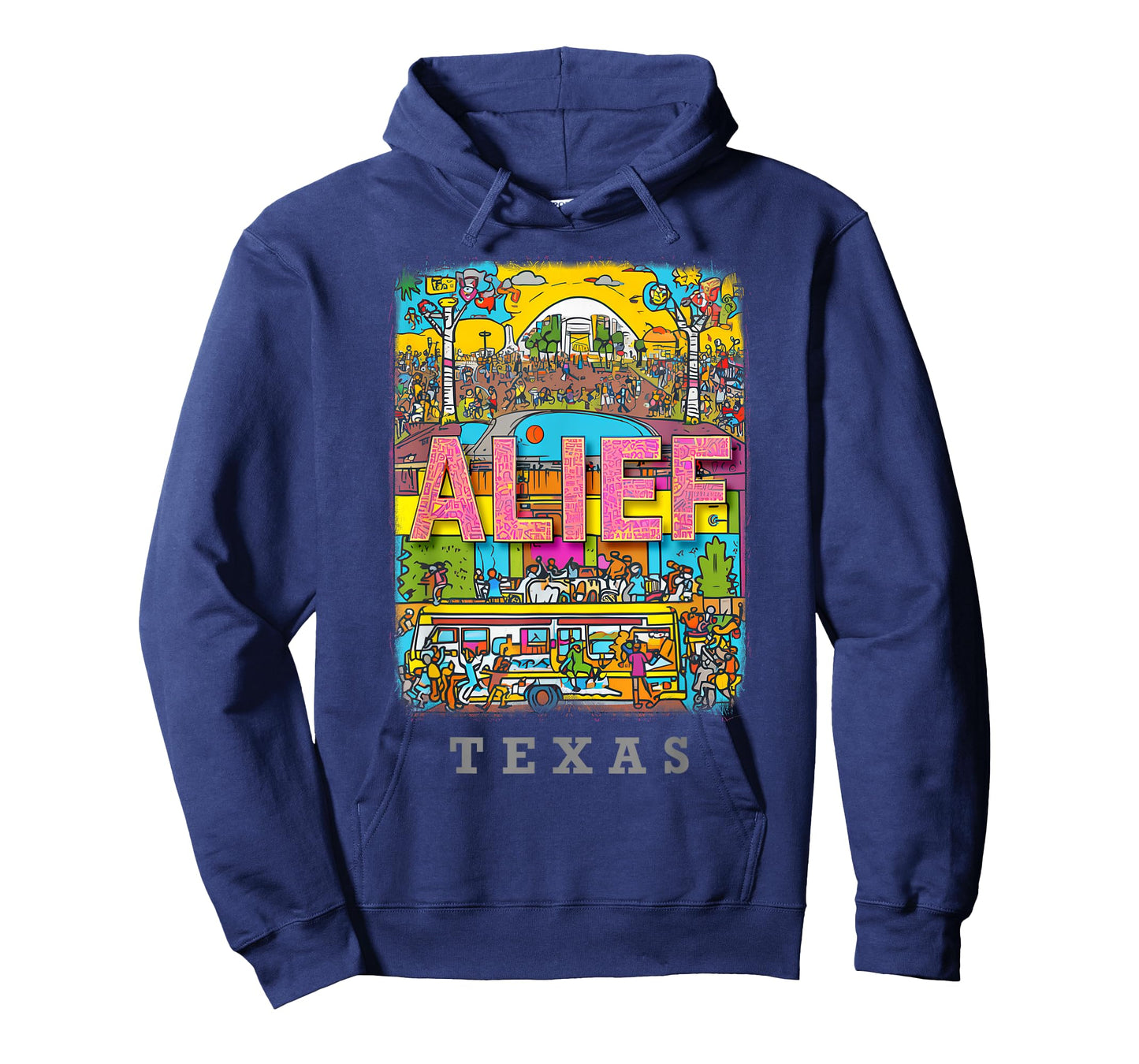 Alief Texas Houston TX Vibrant Street Life SD424 T-Shirt