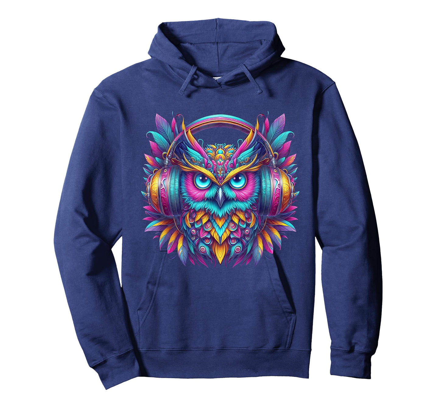 Rave Rainbow Owl House EDM Festival Raver Animal EDC T-Shirt