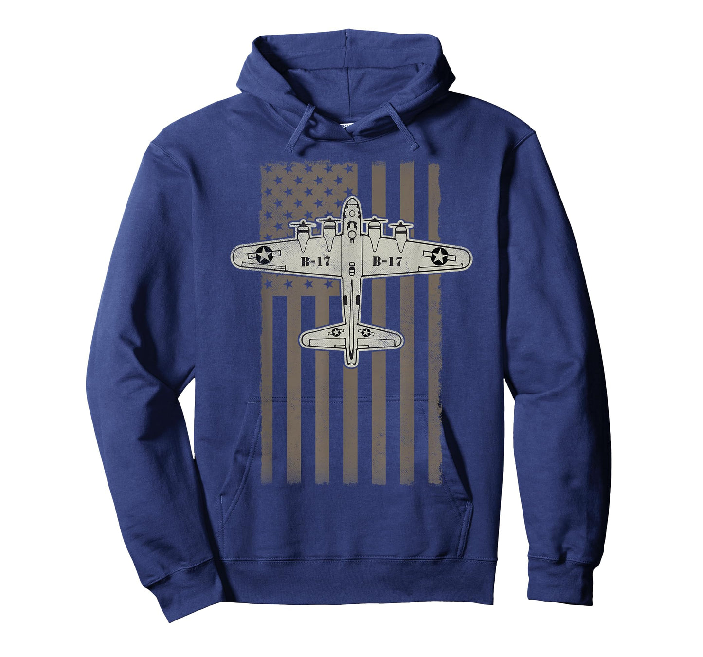 B17 Bomber WW2 Plane Aircraft USA Flag Veteran Pilot Gift T-Shirt