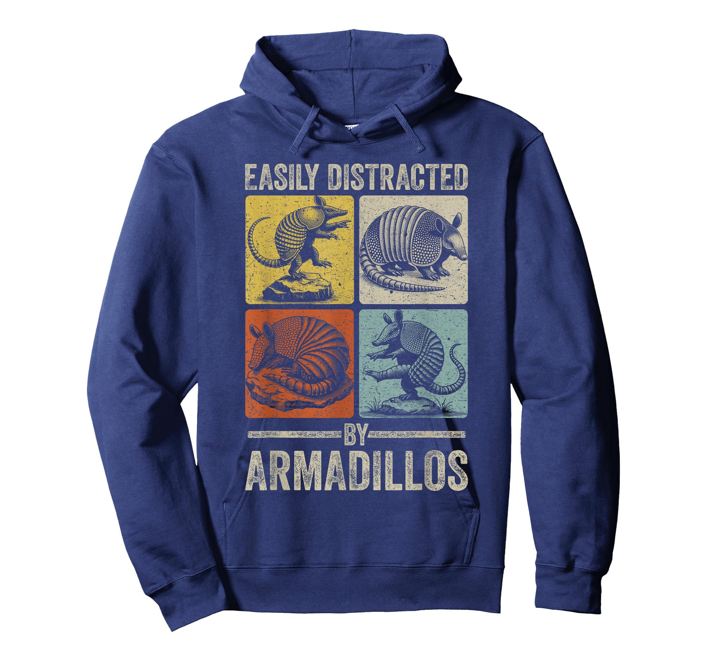 Easily Distracted by Armadillos Funny Animal Texas Armadillo T-Shirt