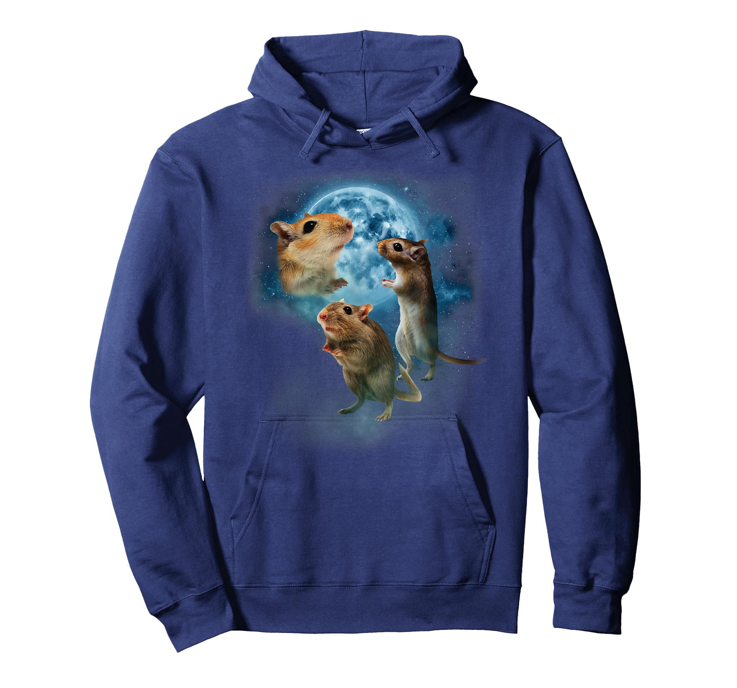 Funny Gerbil Shirt - Gerbils Howling at the Moon T-Shirt