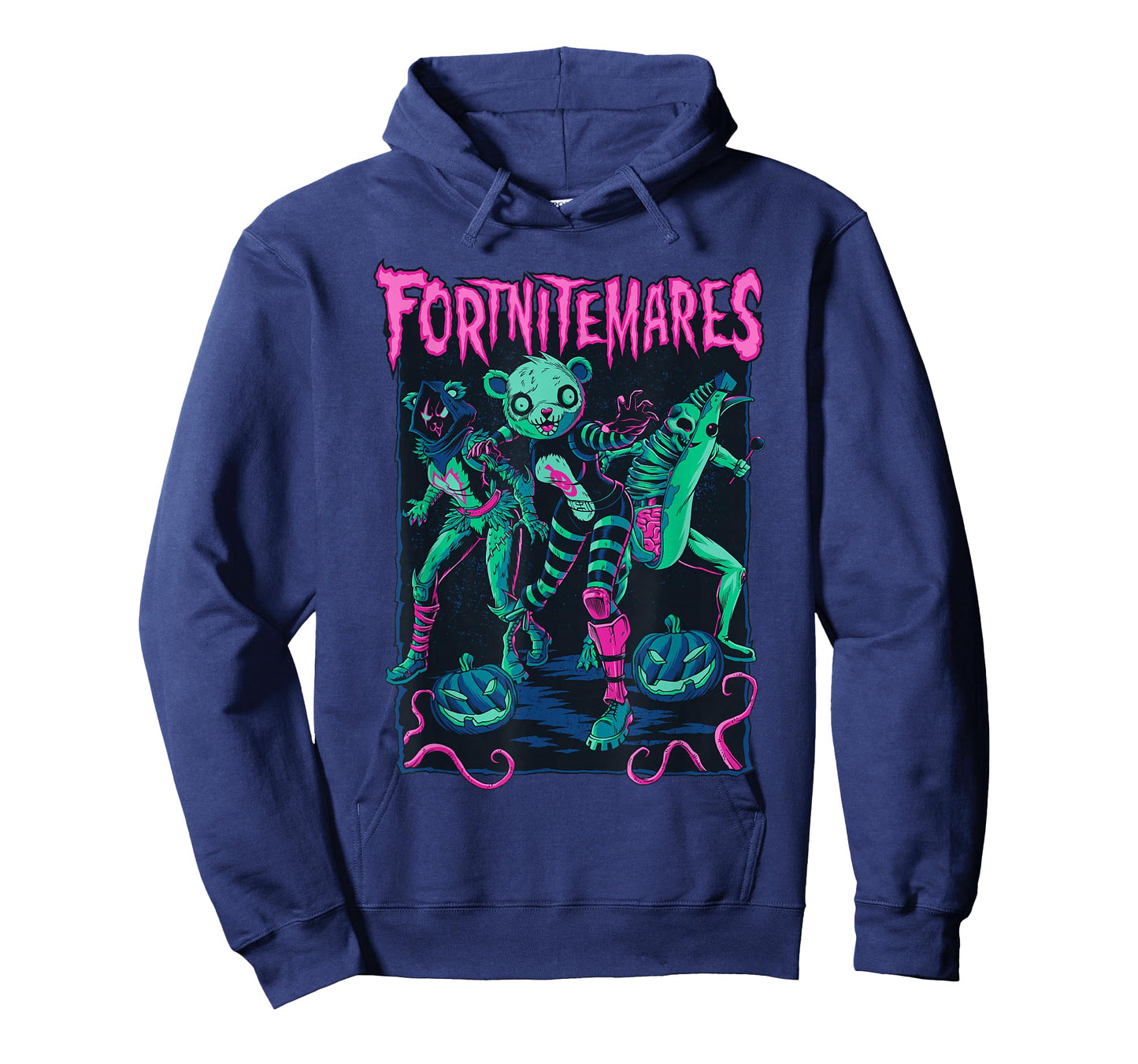 Fortnite Halloween Fortnitemares Retro Creepy Group Poster T-Shirt