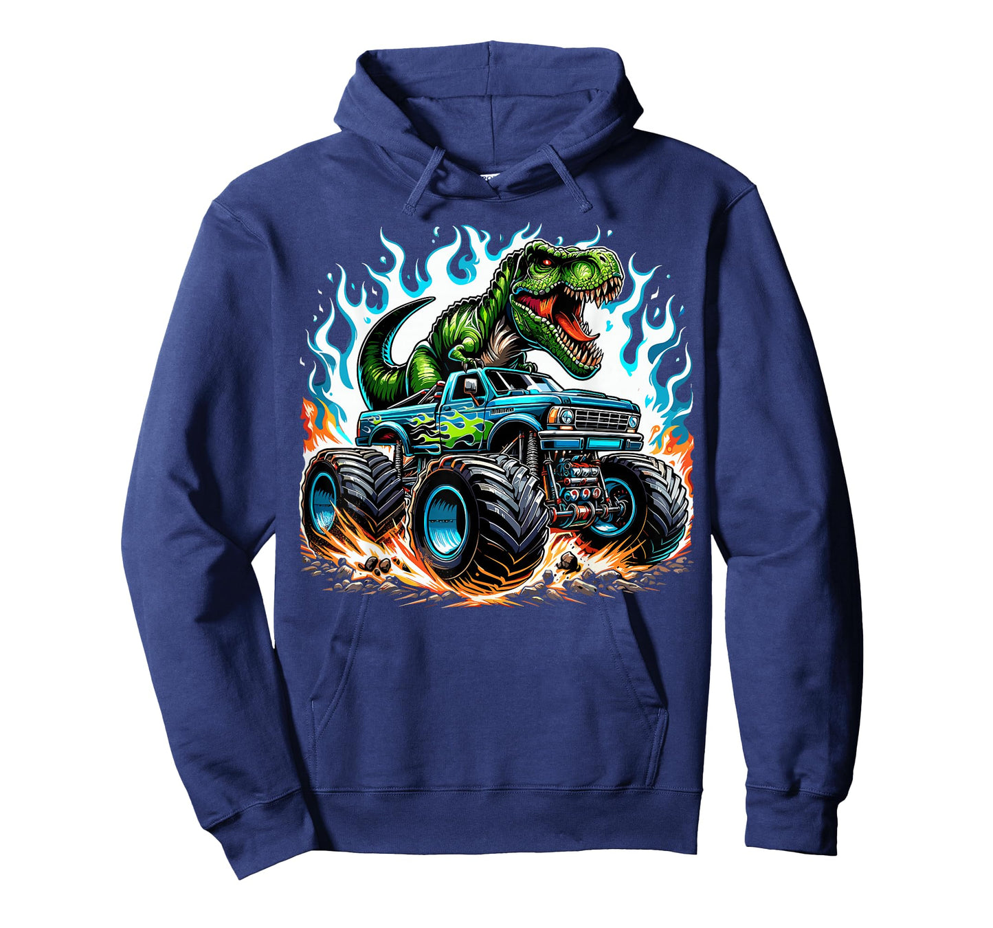 Monster Truck Dinosaur Birthday Party Boy Monster Truck T-Shirt