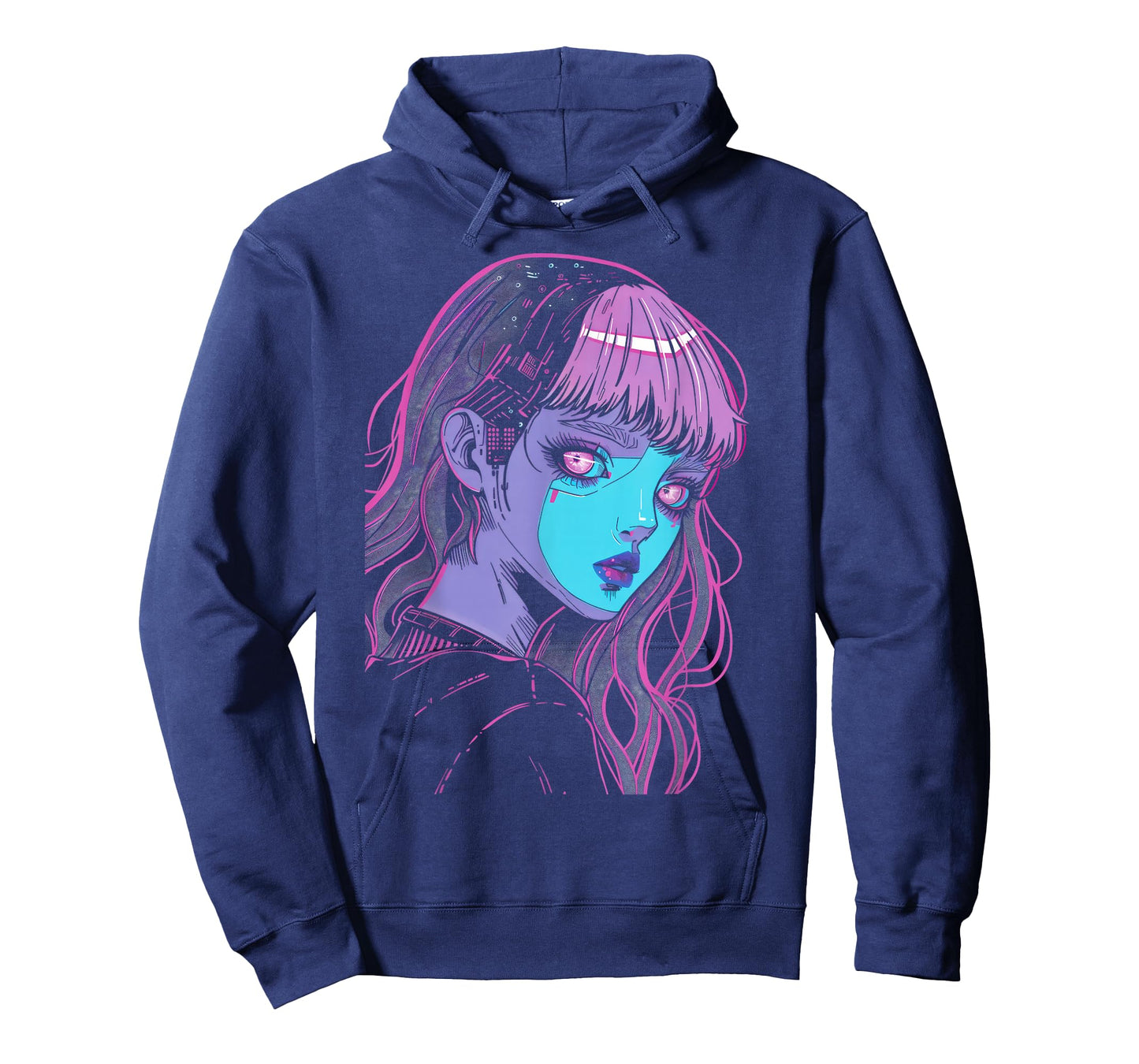 Anime Manga Cyberpunk Vaporwave Cosmic Aesthetic Fantasy Art T-Shirt
