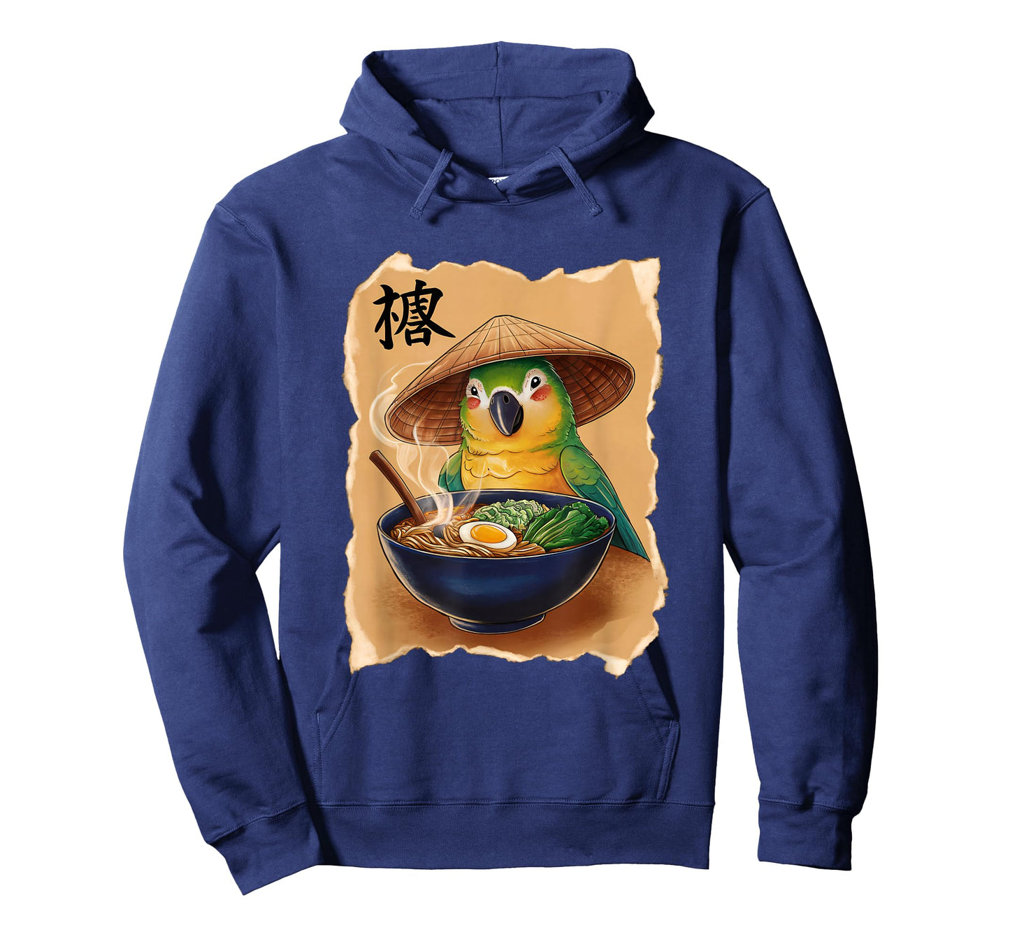 Parrot Men Woman Kawaii Eating Ramen Japanese Parrot T-Shirt