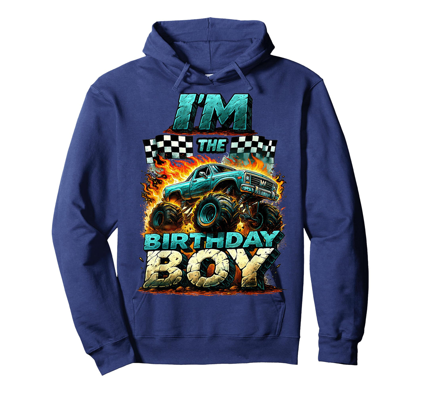 It's My Birthday Boy Monster Truck Bday Party Kids Boy T-Shirt