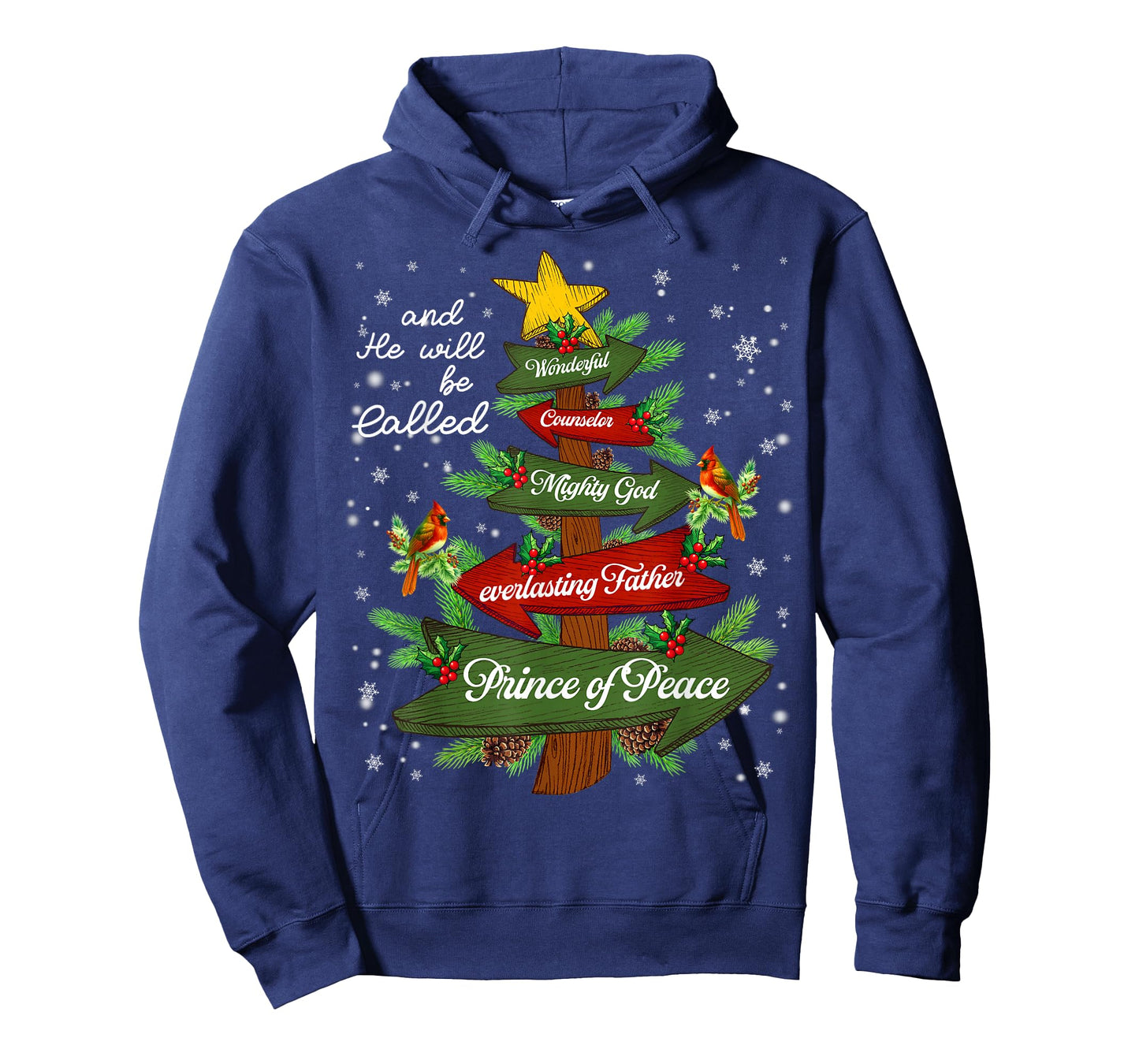 Christian Jesus Christmas Tree Pajamas Xmas Men Women T-Shirt