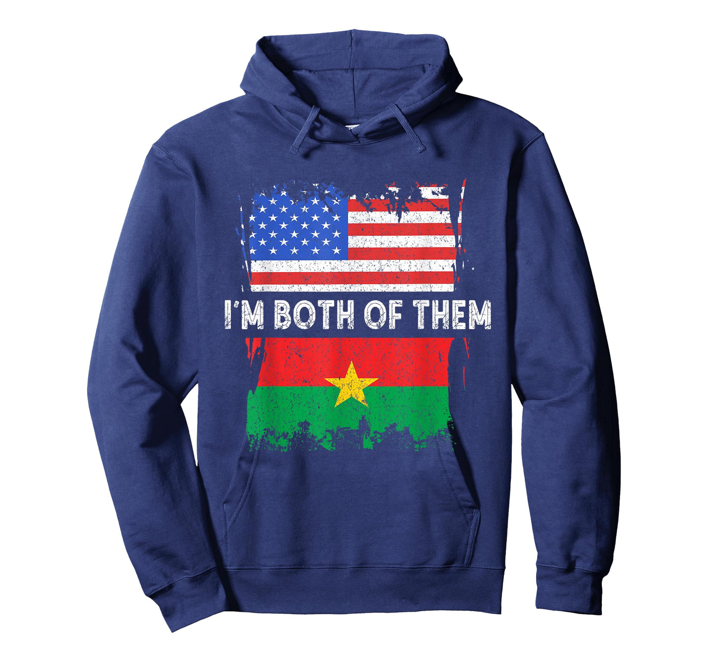 Burkina Faso America I'm Both Of Them Burkina Fasoan Pride T-Shirt