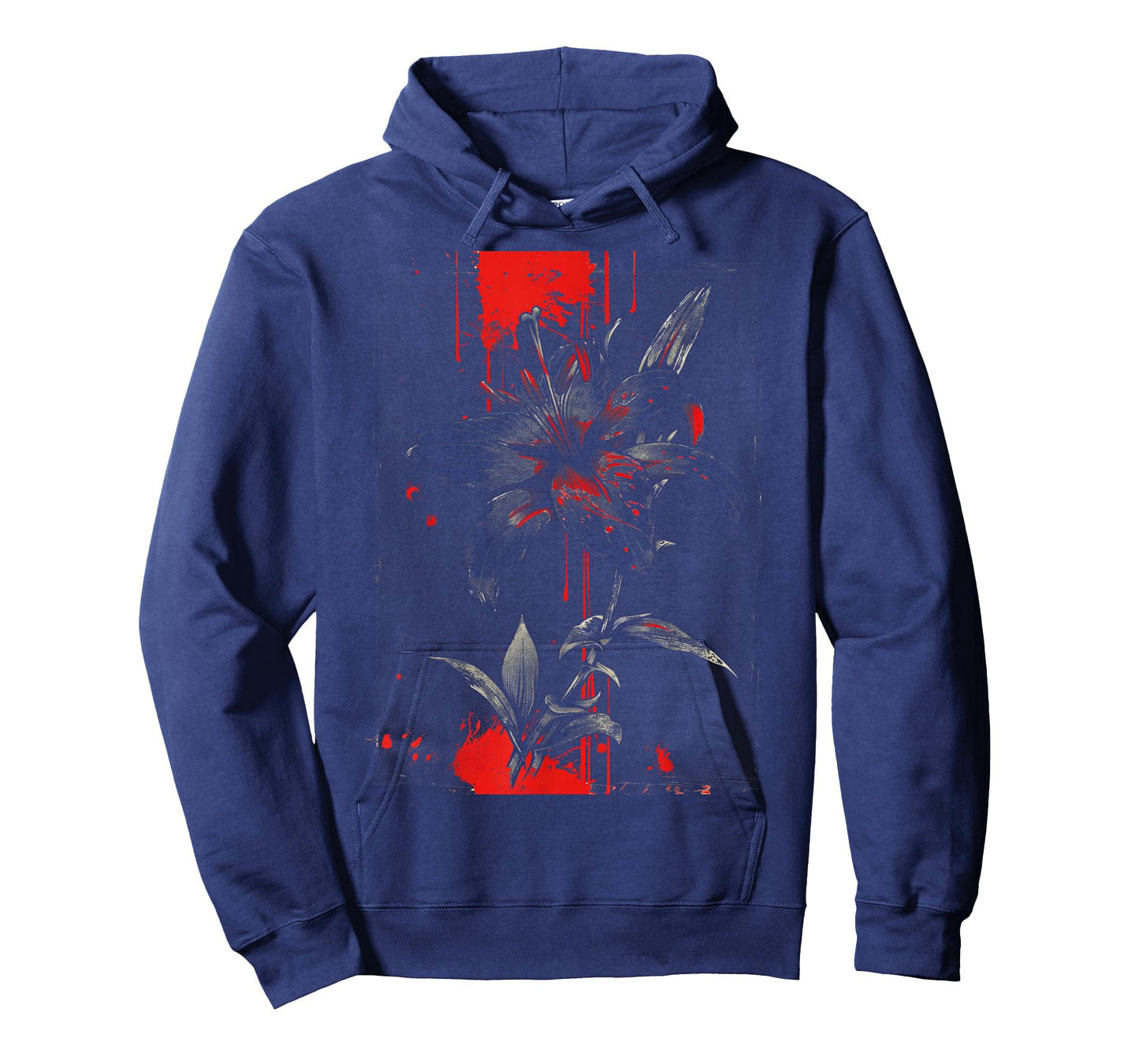 Anime Goth Red Spider Lily Flower Art Vintage Punk Edgy T-Shirt