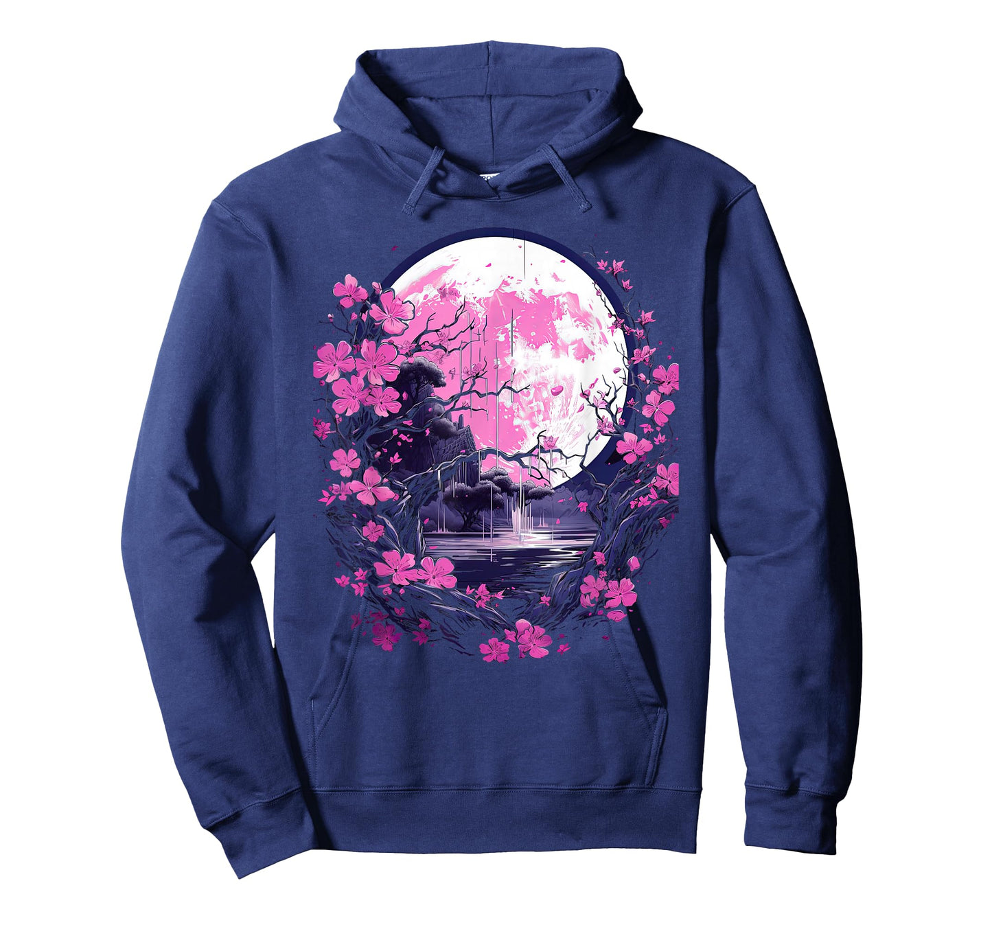 Japanese Cherry Blossom Cherry Blossom and Moon Japan T-Shirt