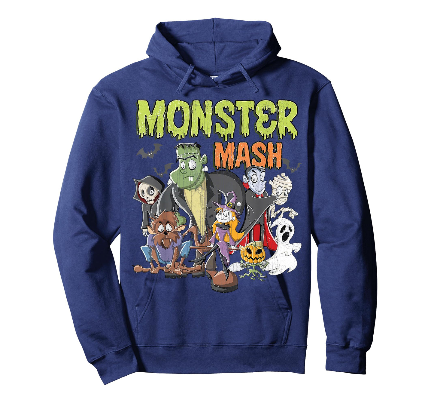 Monster Mash Vintage Halloween Funny Spooky Womens Men Kids T-Shirt